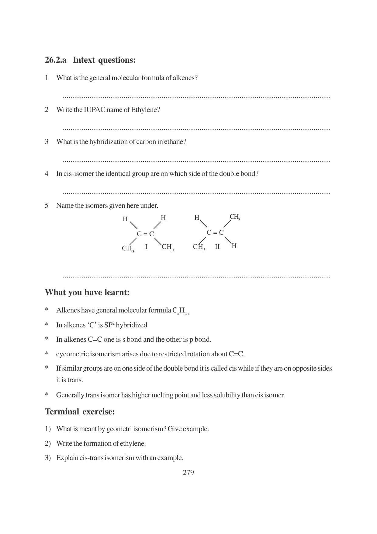 TS SCERT Inter 1st Year Chemistry Vol – I Path 1 (English Medium) Text Book - Page 515