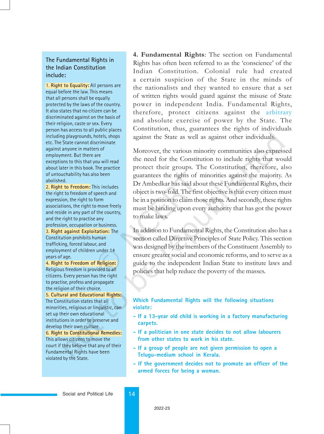 NCERT Book For Class 8 Civics Chapter 1 The Indian Constitution