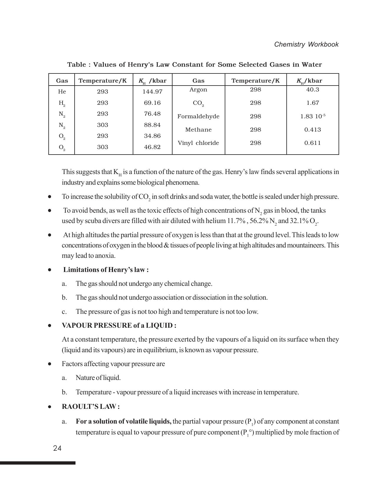 Tripura Board Class 12 Chemistry English Version Workbooks - Page 30