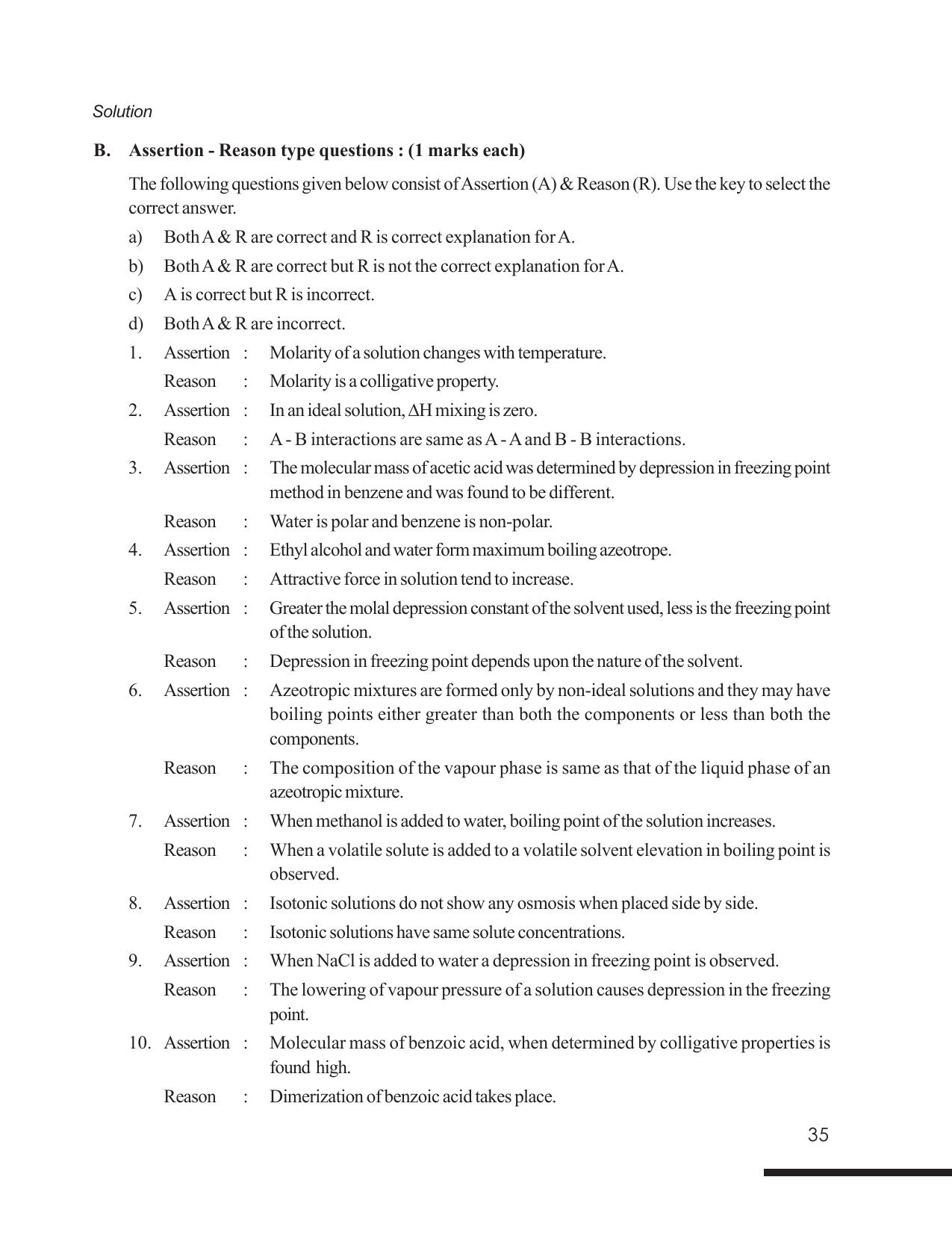 Tripura Board Class 12 Chemistry English Version Workbooks - Page 41