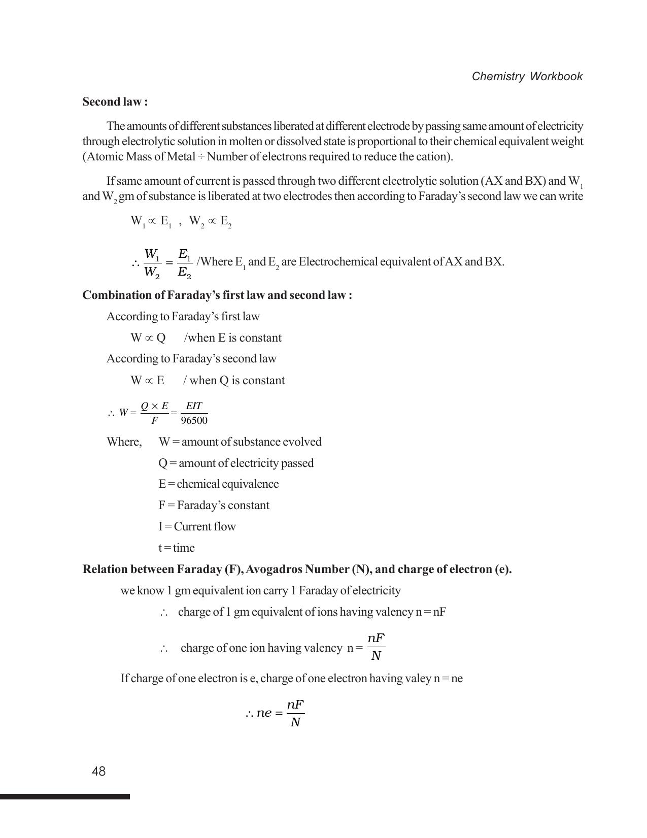 Tripura Board Class 12 Chemistry English Version Workbooks - Page 54