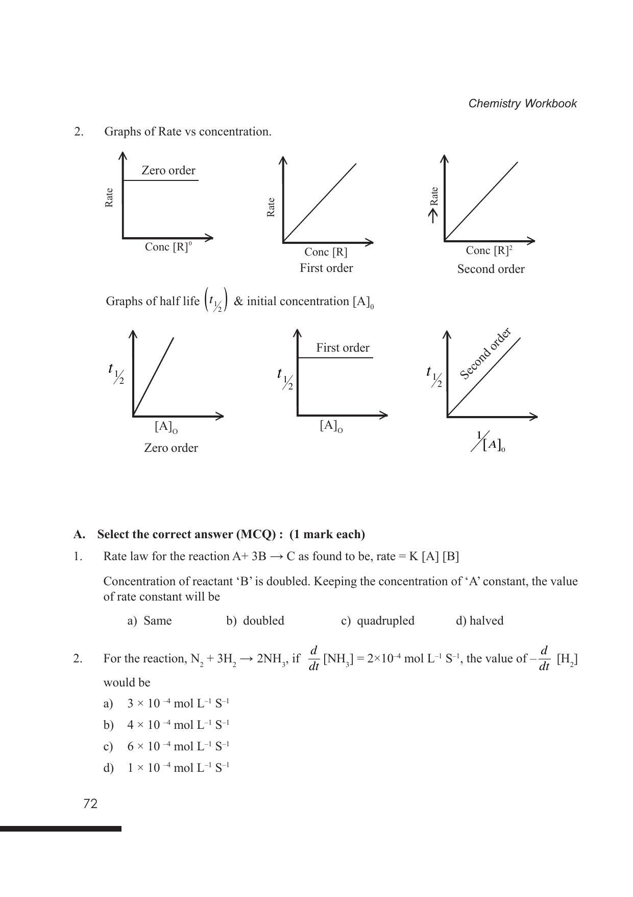 Tripura Board Class 12 Chemistry English Version Workbooks - Page 78