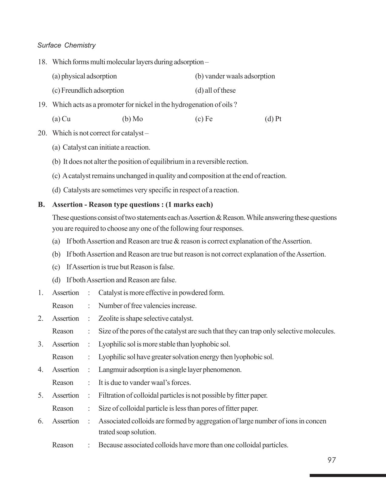 Tripura Board Class 12 Chemistry English Version Workbooks - Page 103