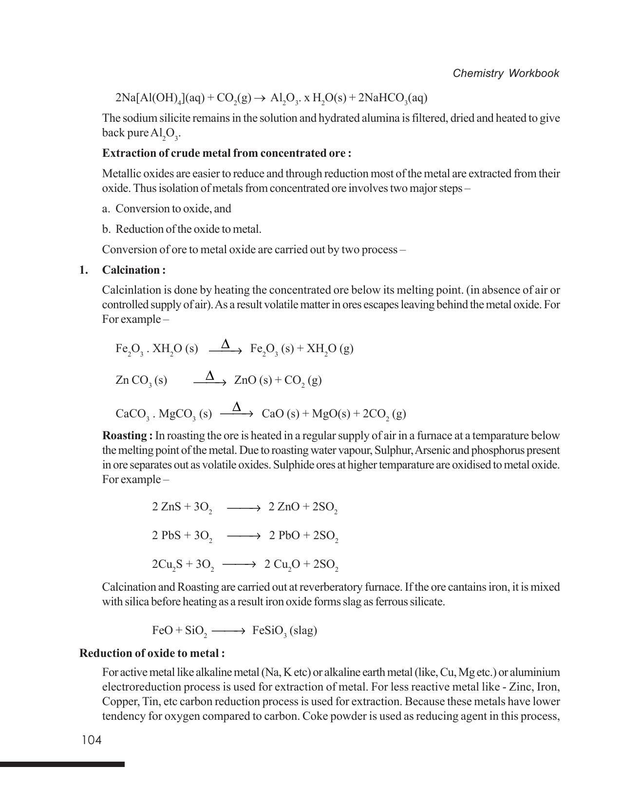 Tripura Board Class 12 Chemistry English Version Workbooks - Page 110