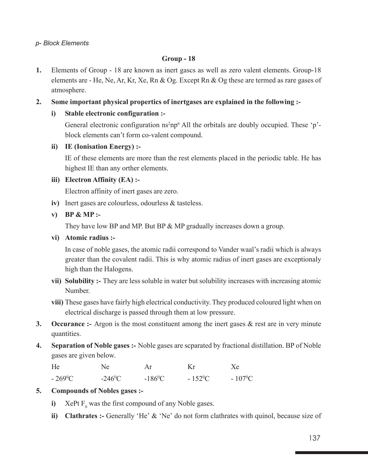Tripura Board Class 12 Chemistry English Version Workbooks - Page 143