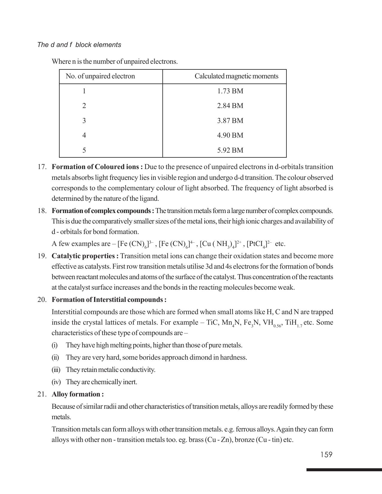 Tripura Board Class 12 Chemistry English Version Workbooks - Page 165