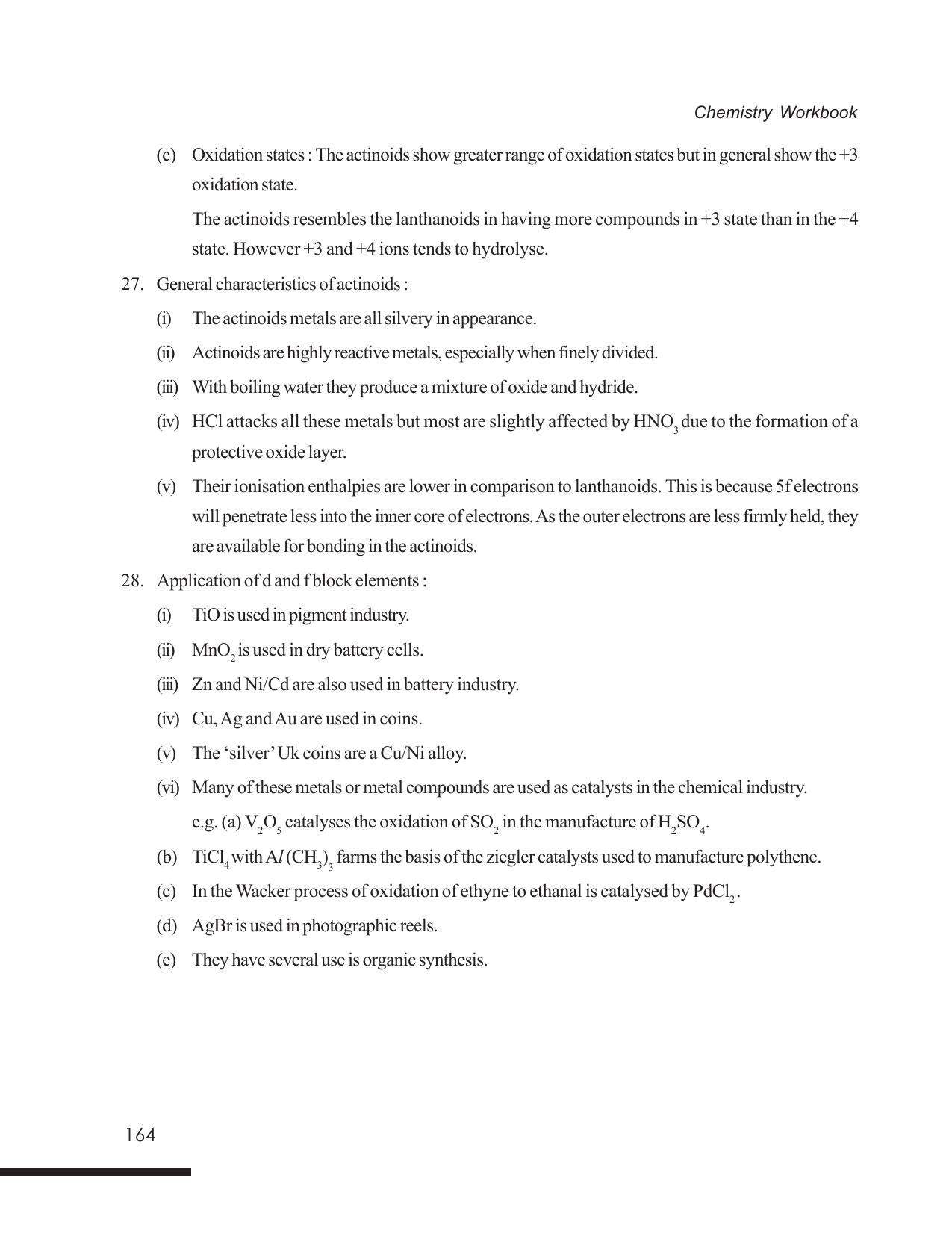 Tripura Board Class 12 Chemistry English Version Workbooks - Page 170