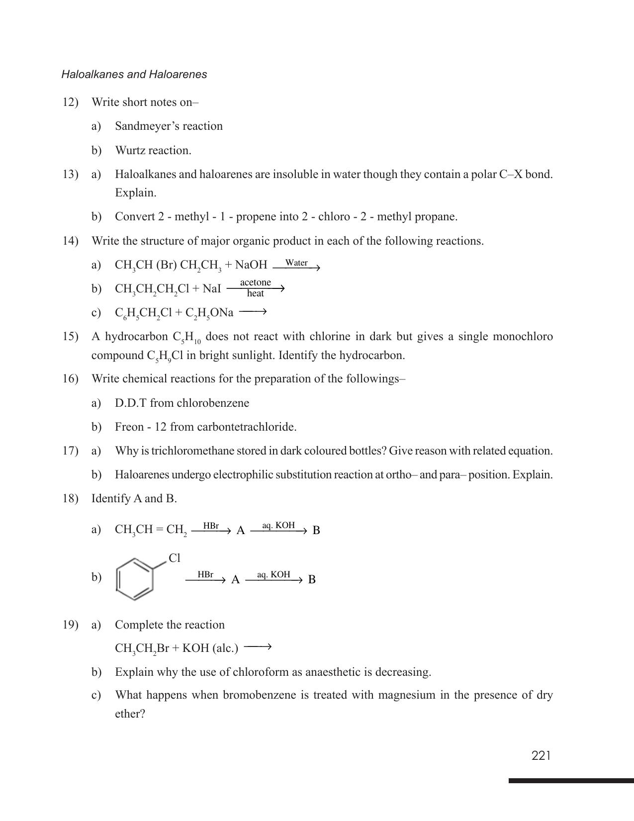 Tripura Board Class 12 Chemistry English Version Workbooks - Page 227