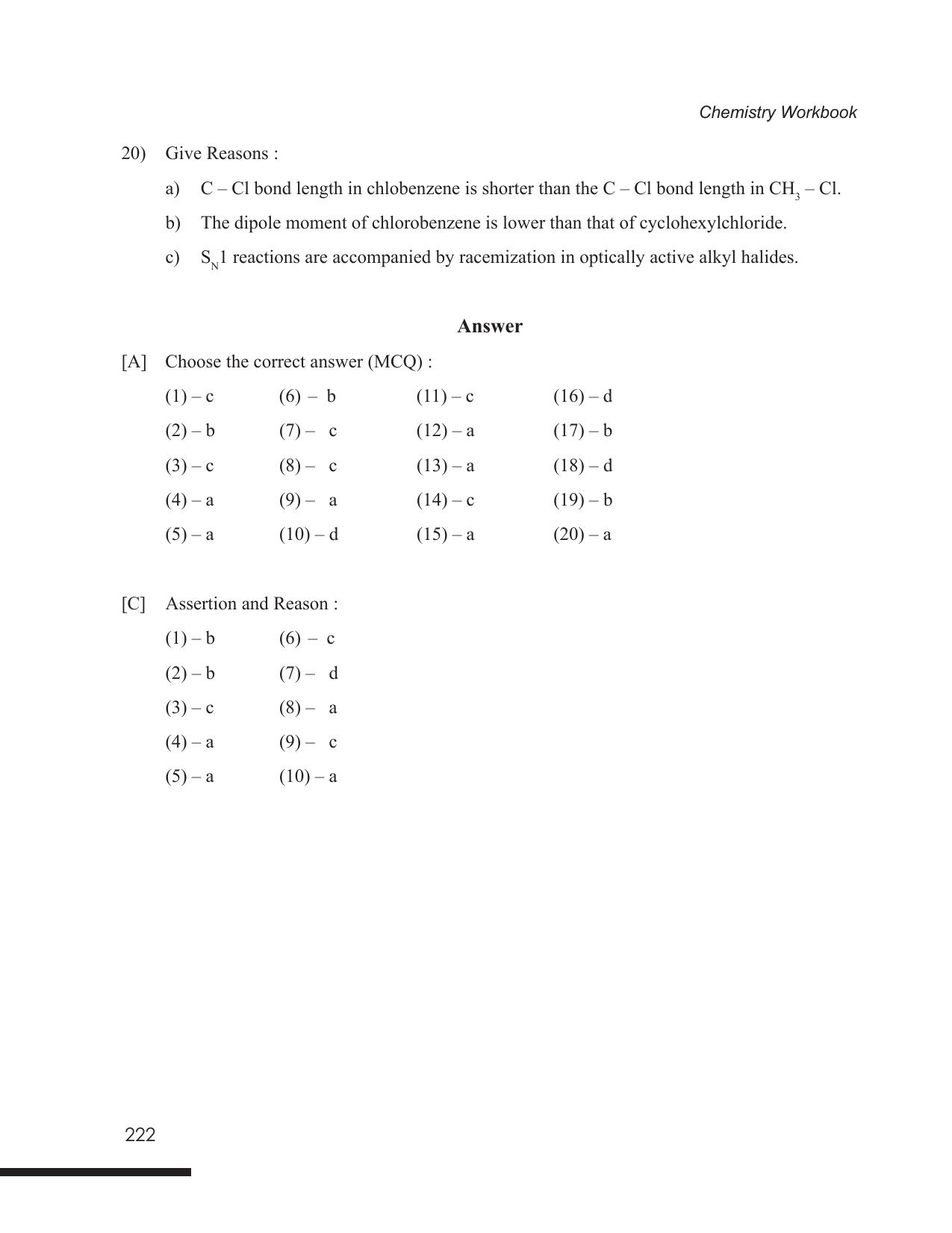 Tripura Board Class 12 Chemistry English Version Workbooks - Page 228