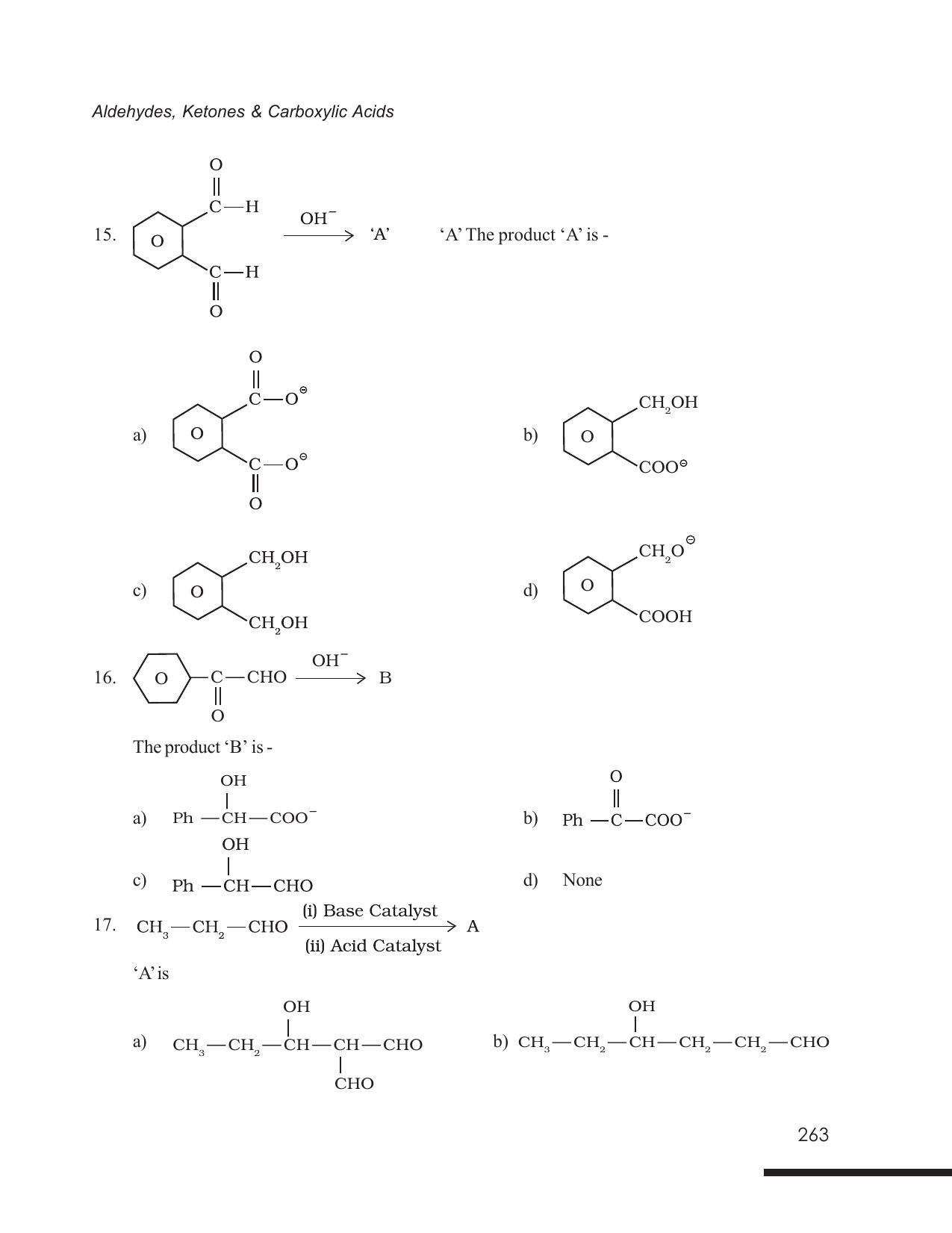 Tripura Board Class 12 Chemistry English Version Workbooks - Page 269