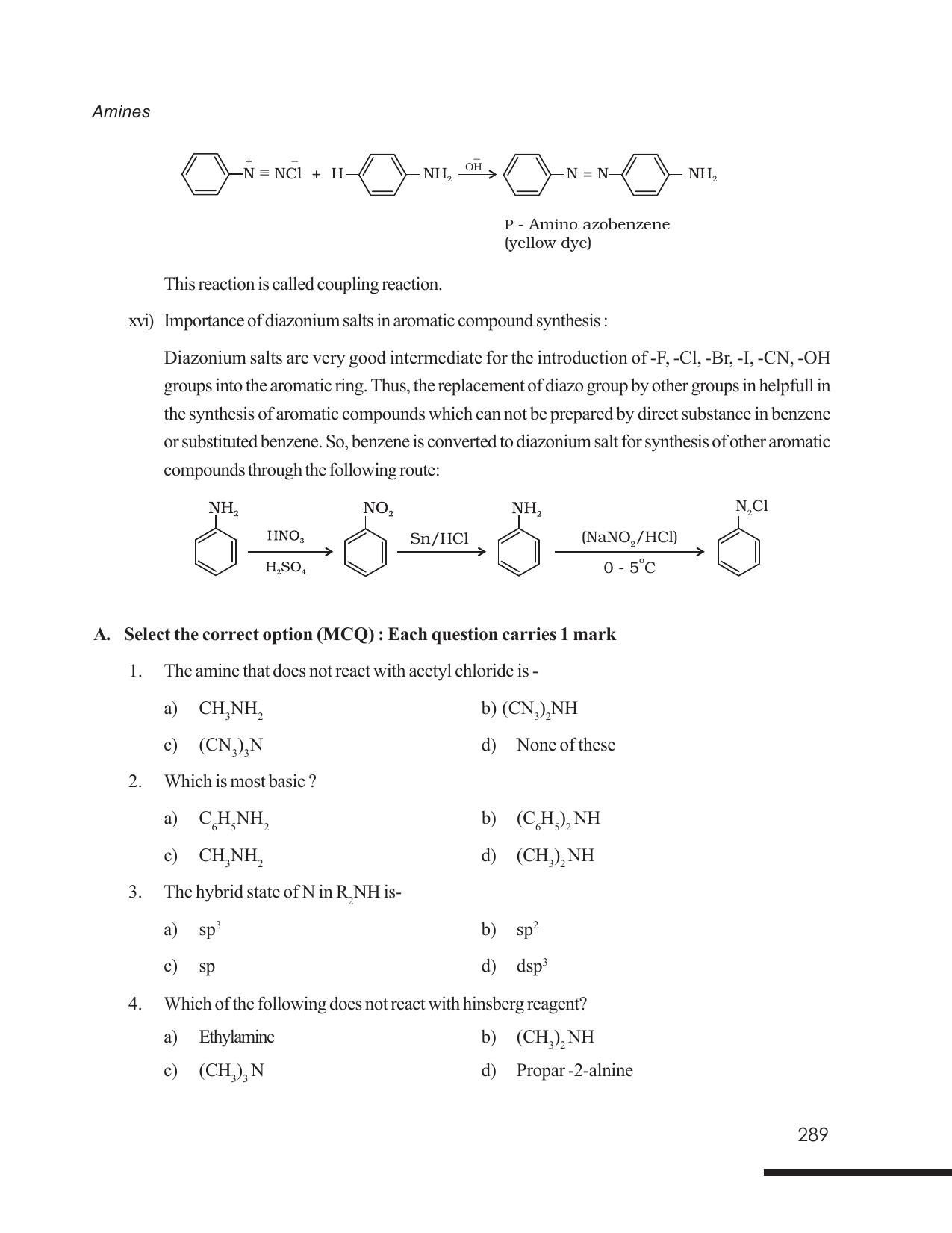 Tripura Board Class 12 Chemistry English Version Workbooks - Page 295