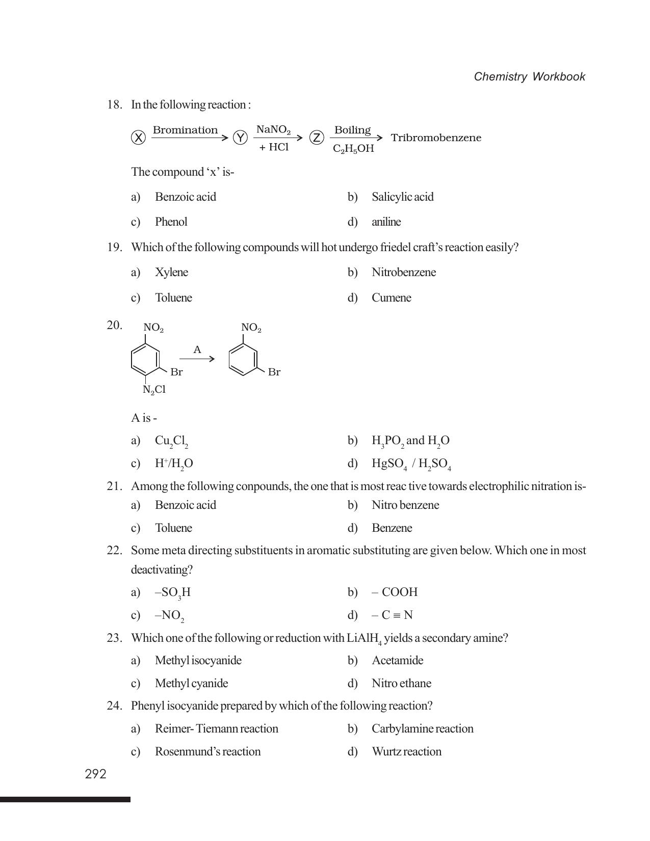 Tripura Board Class 12 Chemistry English Version Workbooks - Page 298