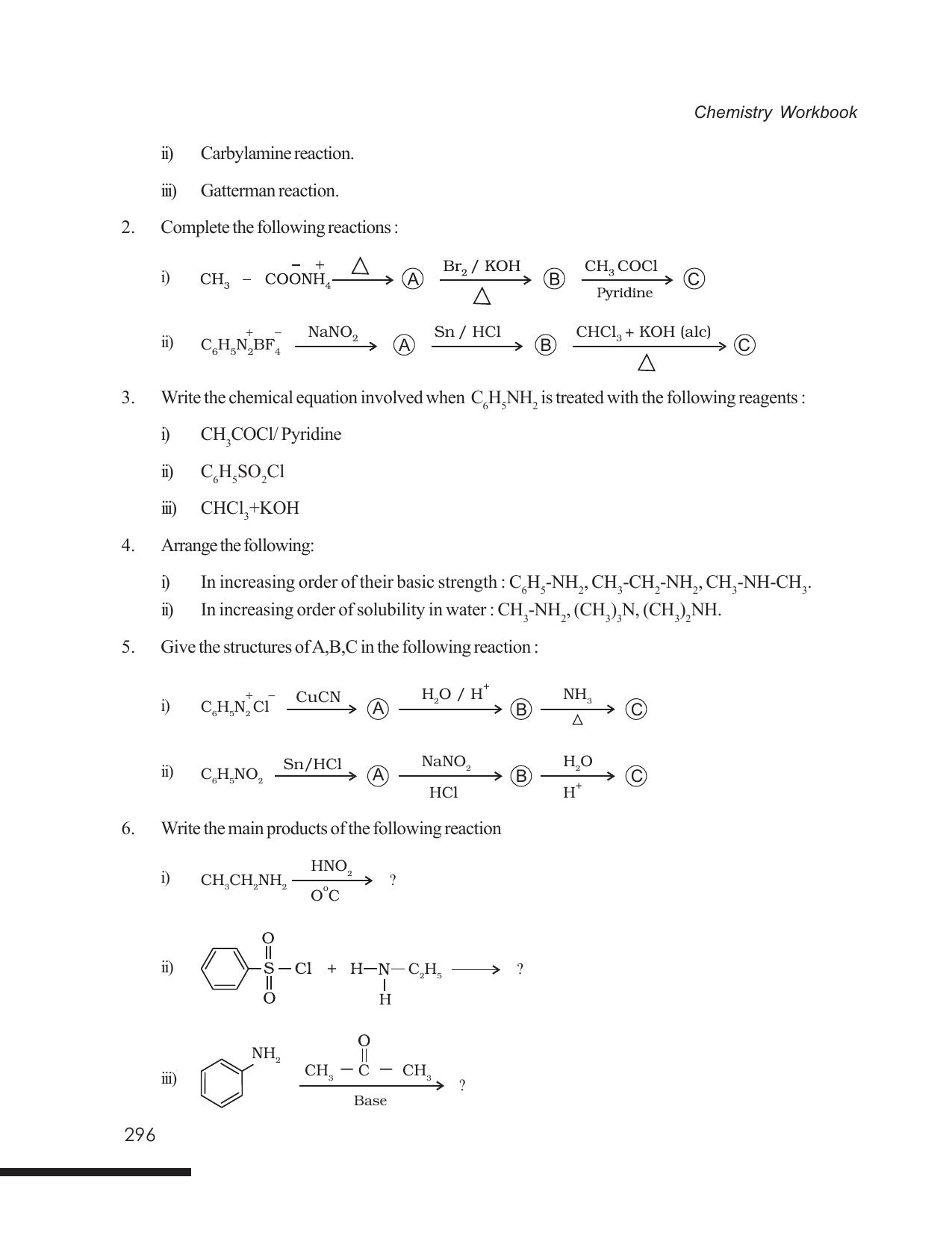 Tripura Board Class 12 Chemistry English Version Workbooks - Page 302