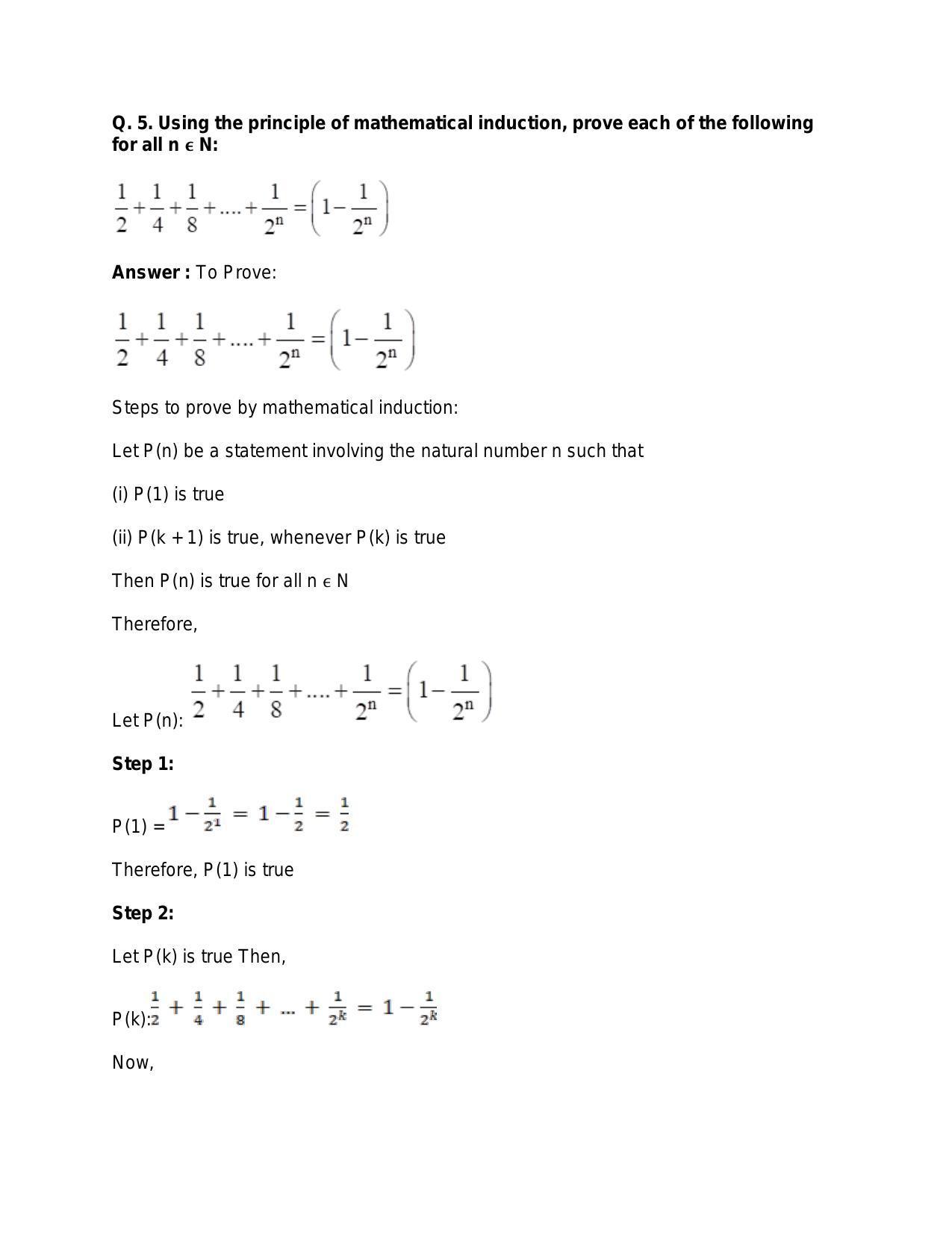 Chapter 4: Principle of Mathematical Induction: RS Aggarwal Class 11 Solutions  - Page 6