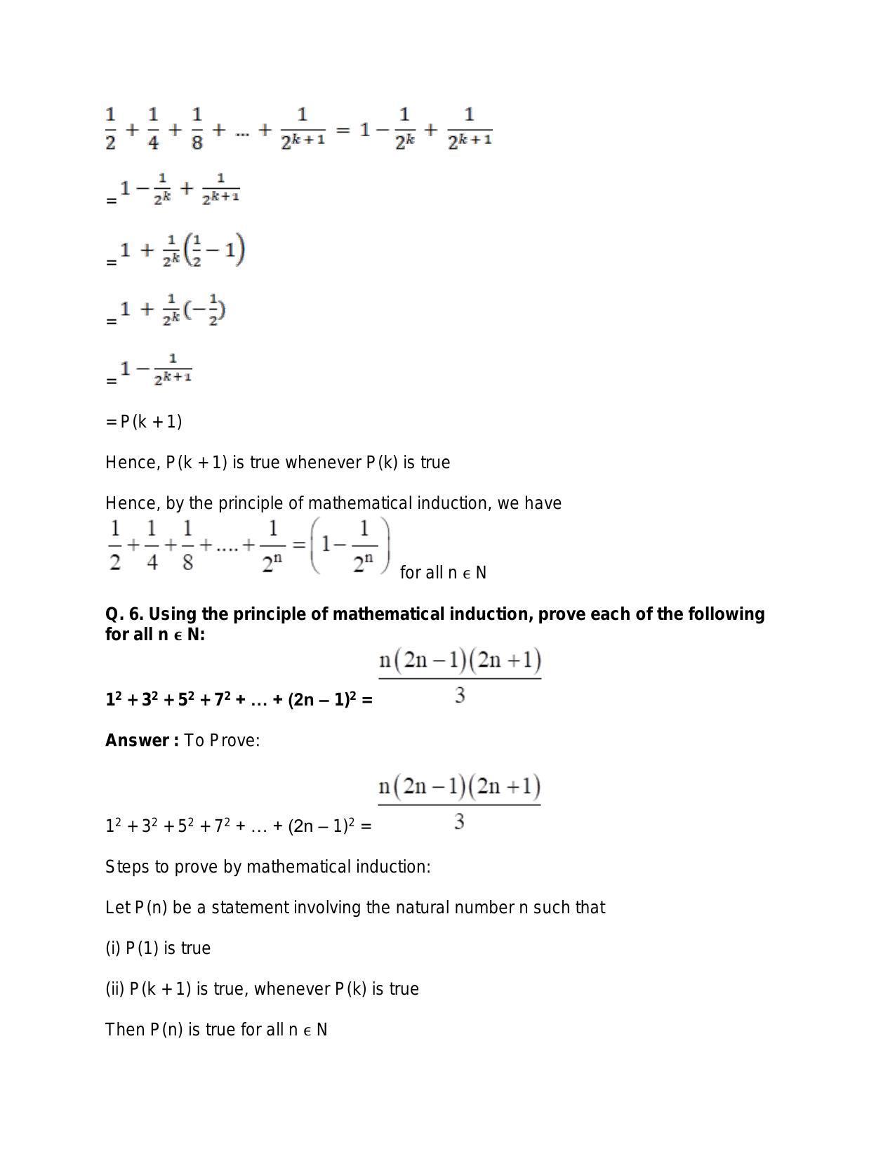 Chapter 4: Principle of Mathematical Induction: RS Aggarwal Class 11 Solutions  - Page 7
