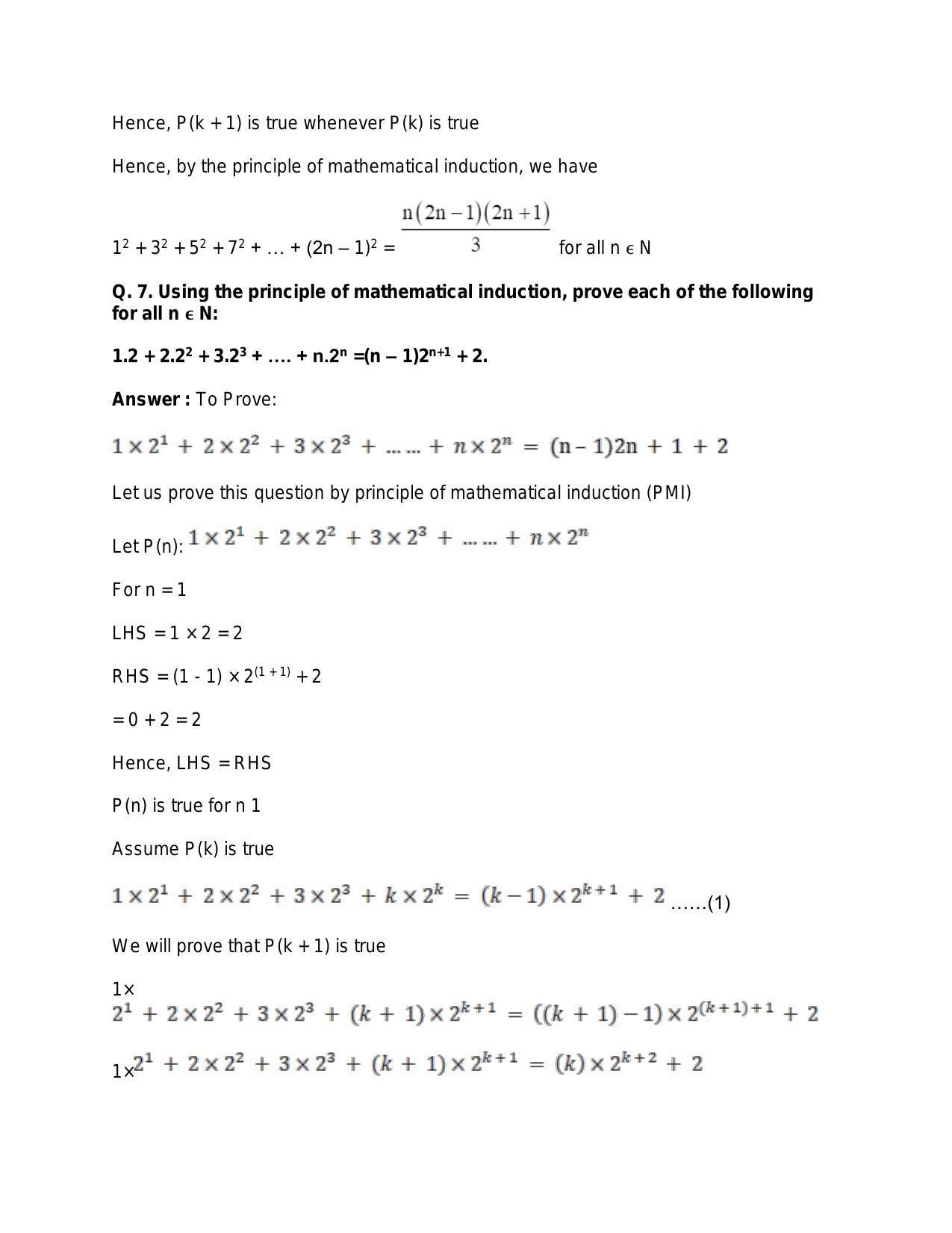 Chapter 4: Principle of Mathematical Induction: RS Aggarwal Class 11 Solutions  - Page 9