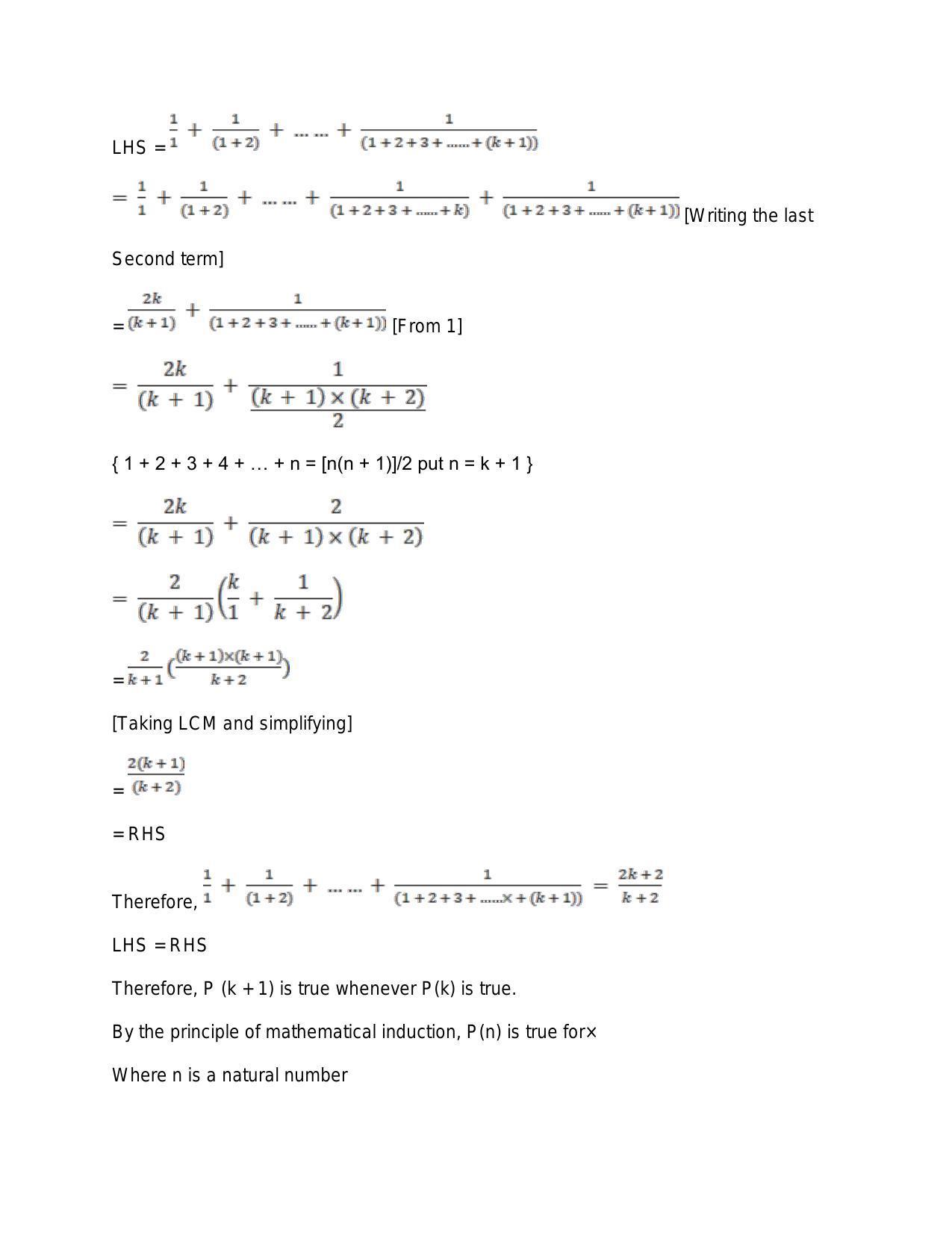Chapter 4: Principle of Mathematical Induction: RS Aggarwal Class 11 Solutions  - Page 14