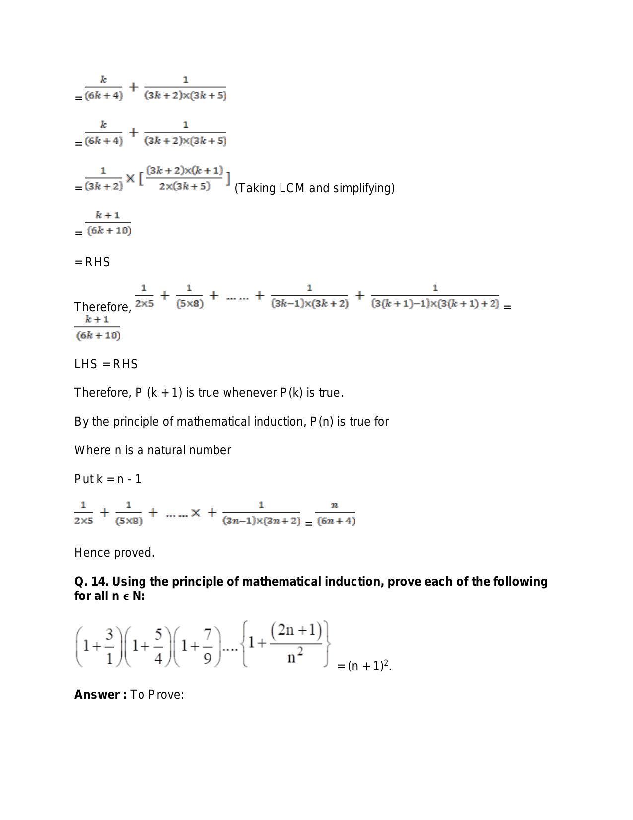 Chapter 4: Principle of Mathematical Induction: RS Aggarwal Class 11 Solutions  - Page 21