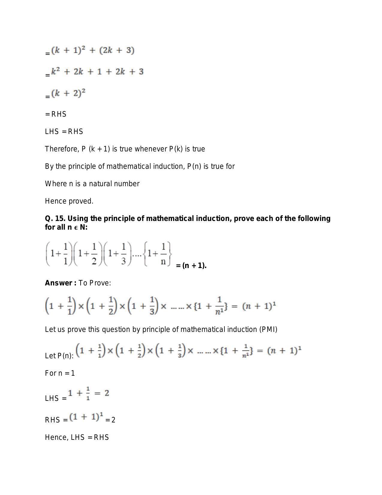 Chapter 4: Principle of Mathematical Induction: RS Aggarwal Class 11 Solutions  - Page 23