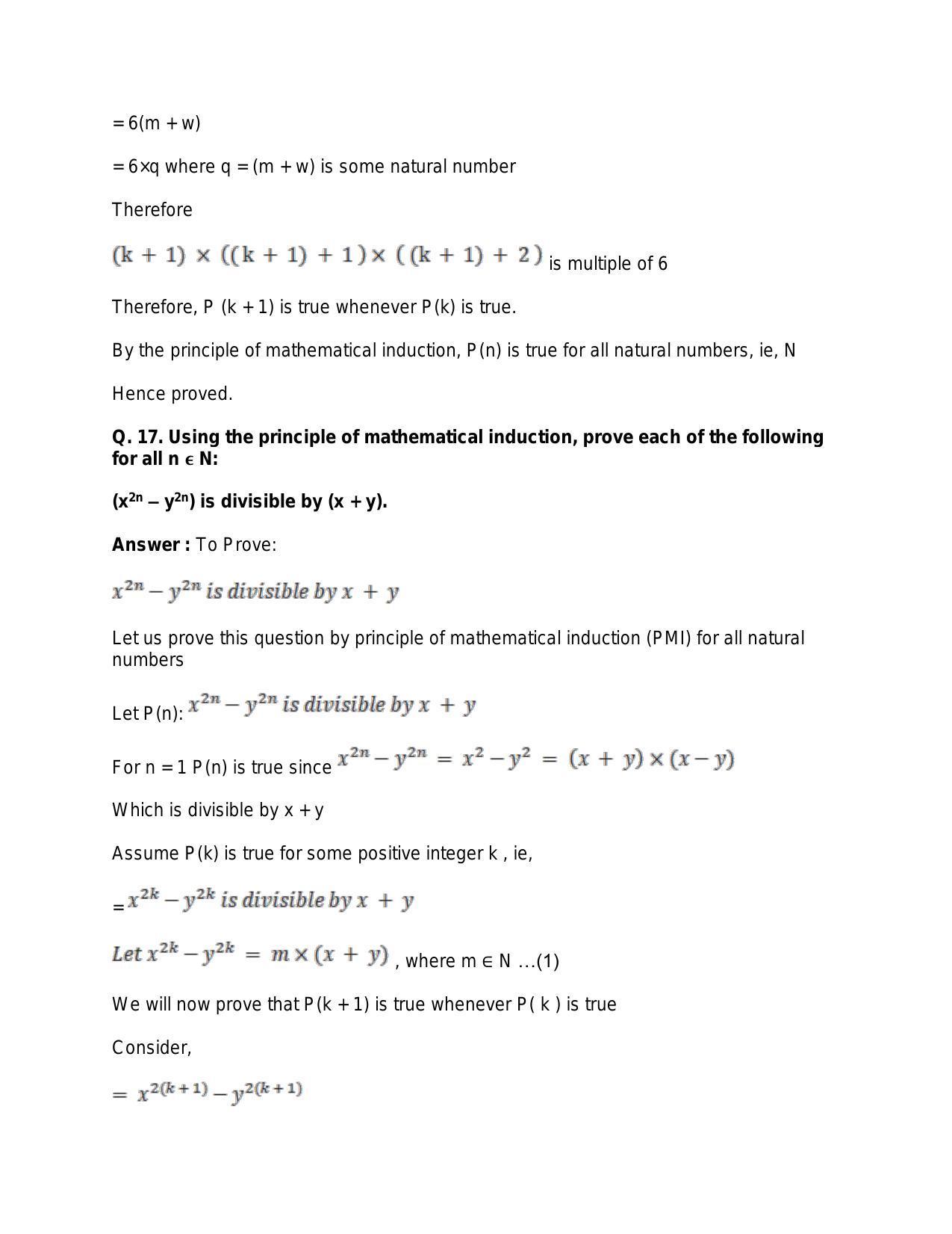 Chapter 4: Principle of Mathematical Induction: RS Aggarwal Class 11 Solutions  - Page 26