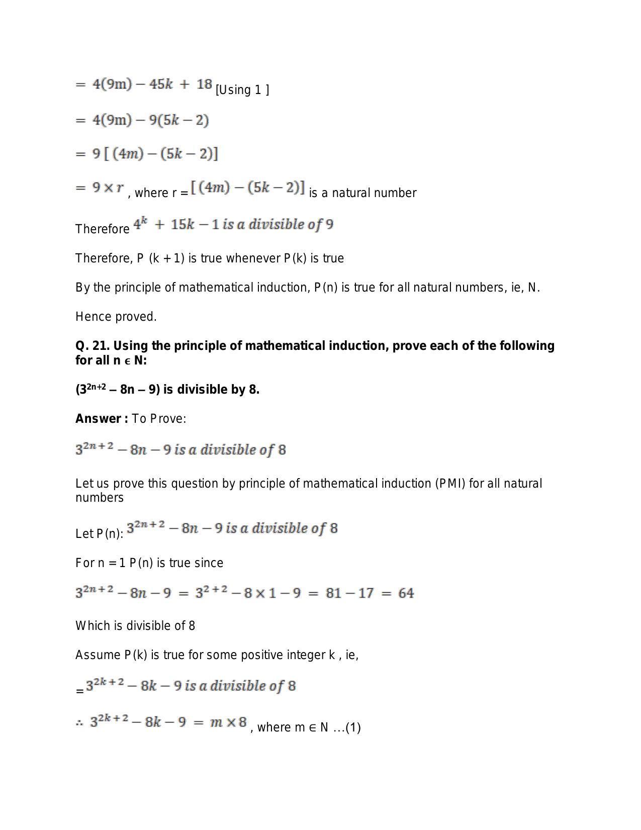 Chapter 4: Principle of Mathematical Induction: RS Aggarwal Class 11 Solutions  - Page 31