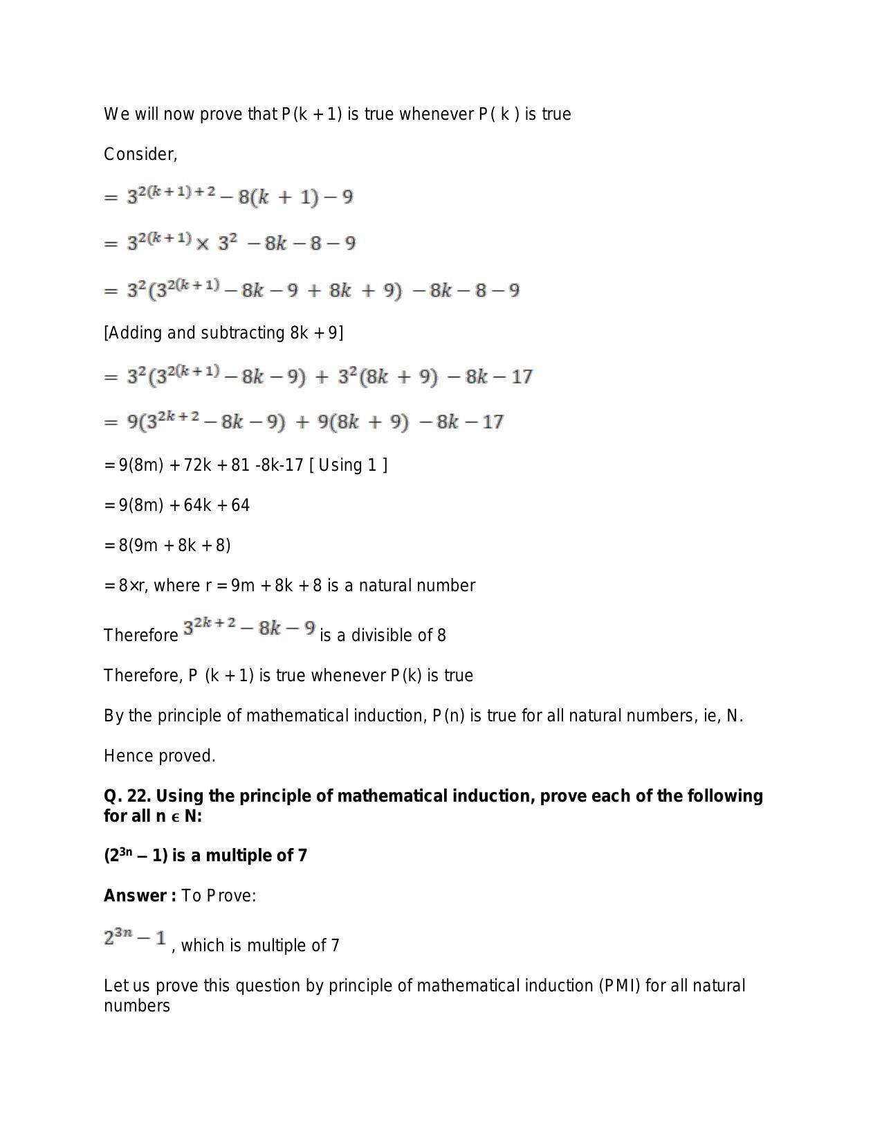 Chapter 4: Principle of Mathematical Induction: RS Aggarwal Class 11 Solutions  - Page 32