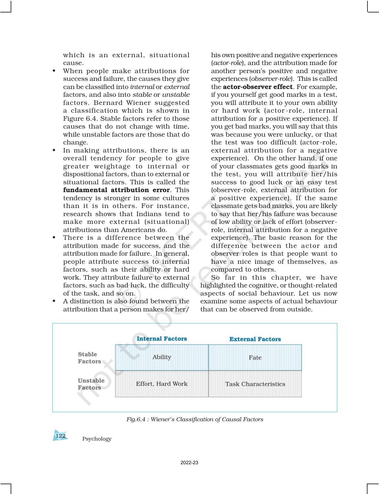 NCERT Book for Class 12 Psychology Chapter 6 Attitude and Social Cognition - Page 17