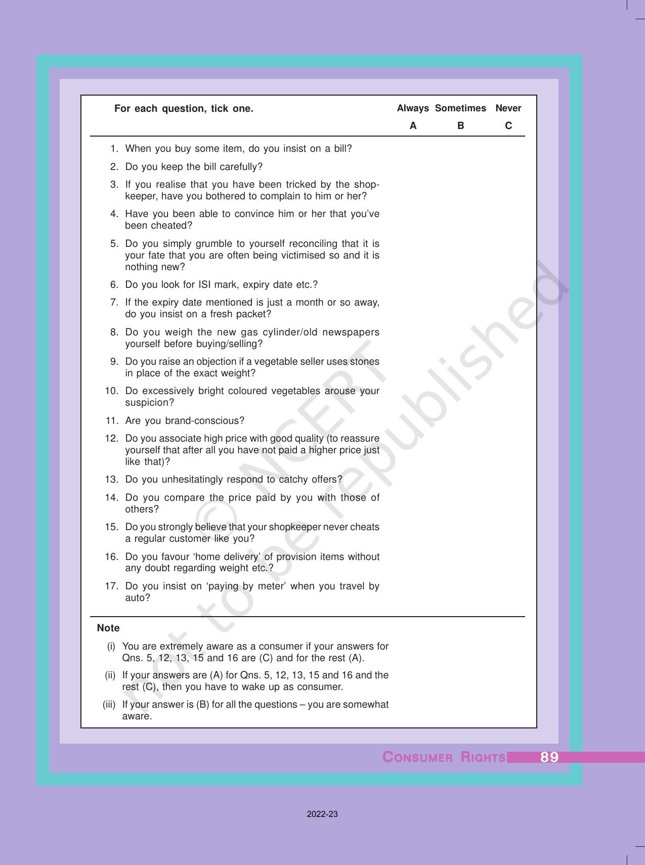 NCERT Book for Class 10 Economics Chapter 5 Consumer Rights - Page 16