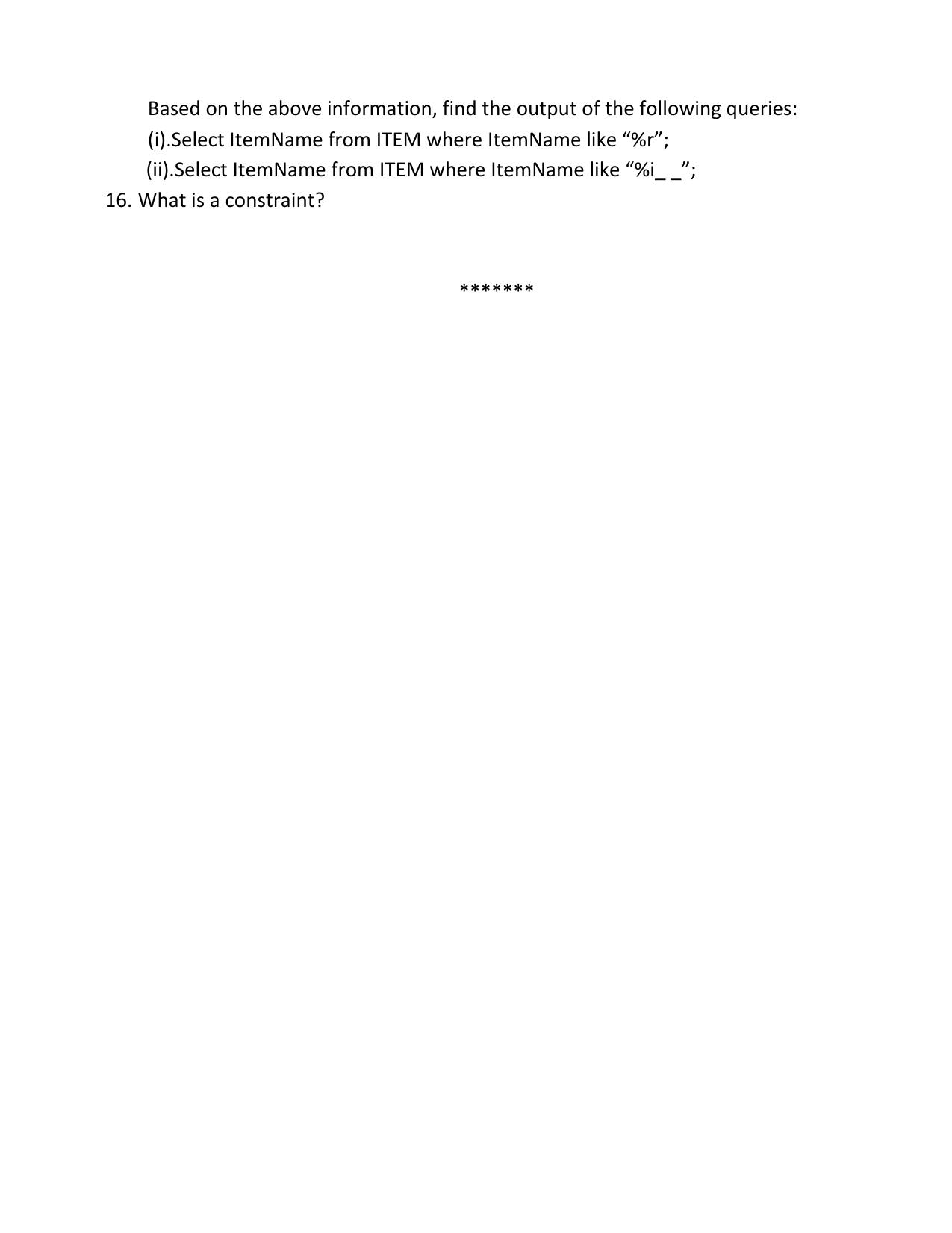 CBSE Worksheets for Class 11 Information Practices Assignment 2 - Page 3