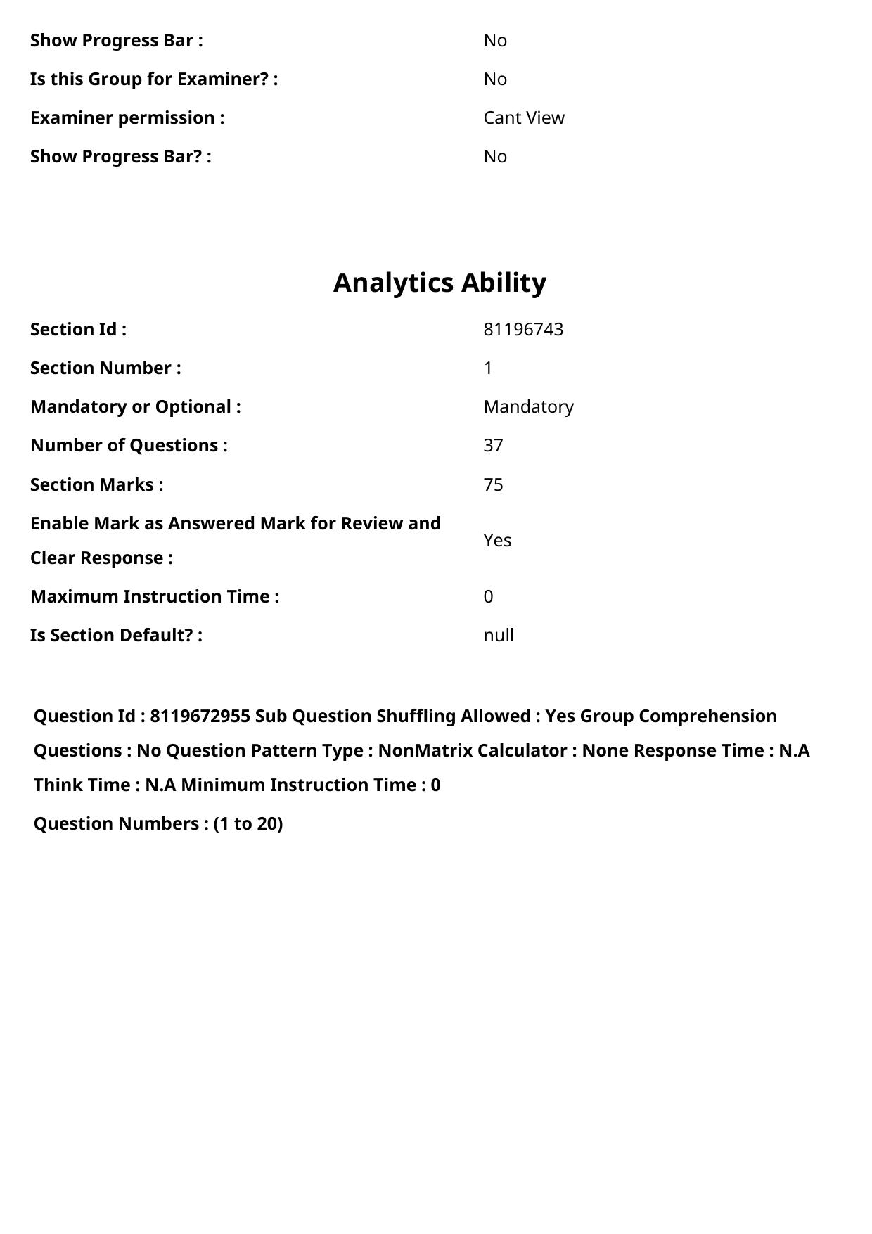 AP ICET 2024 Answer Key (Shift 1)  - Page 2