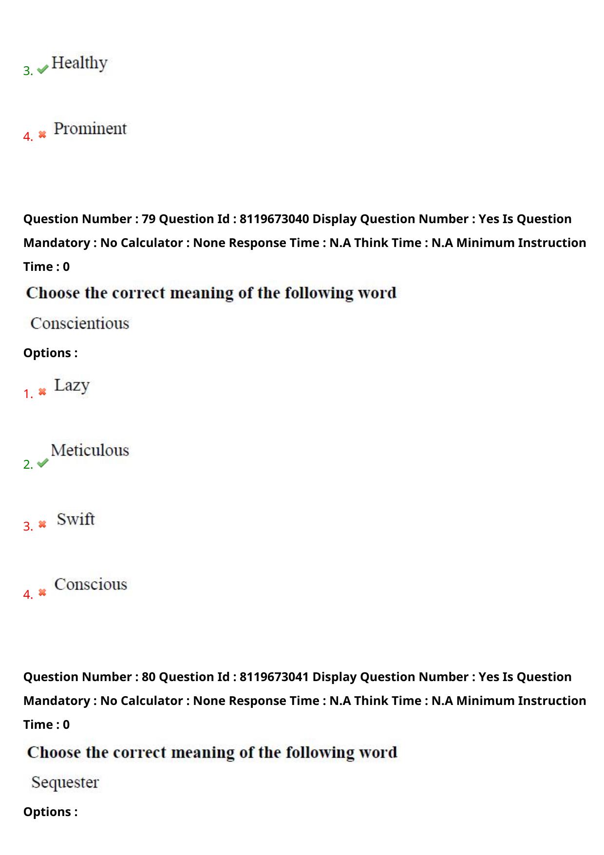 AP ICET 2024 Answer Key (Shift 1)  - Page 64