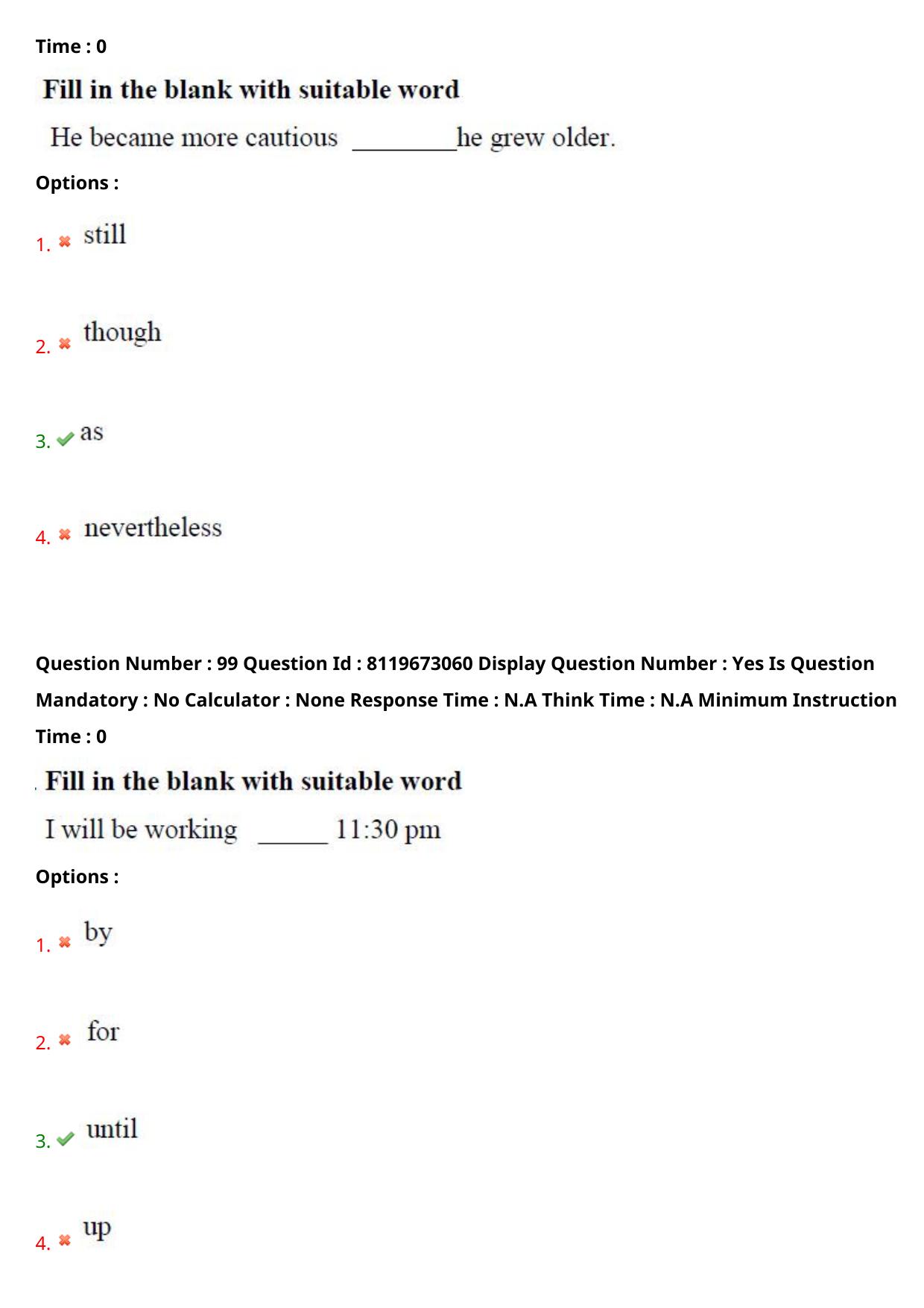 AP ICET 2024 Answer Key (Shift 1)  - Page 75