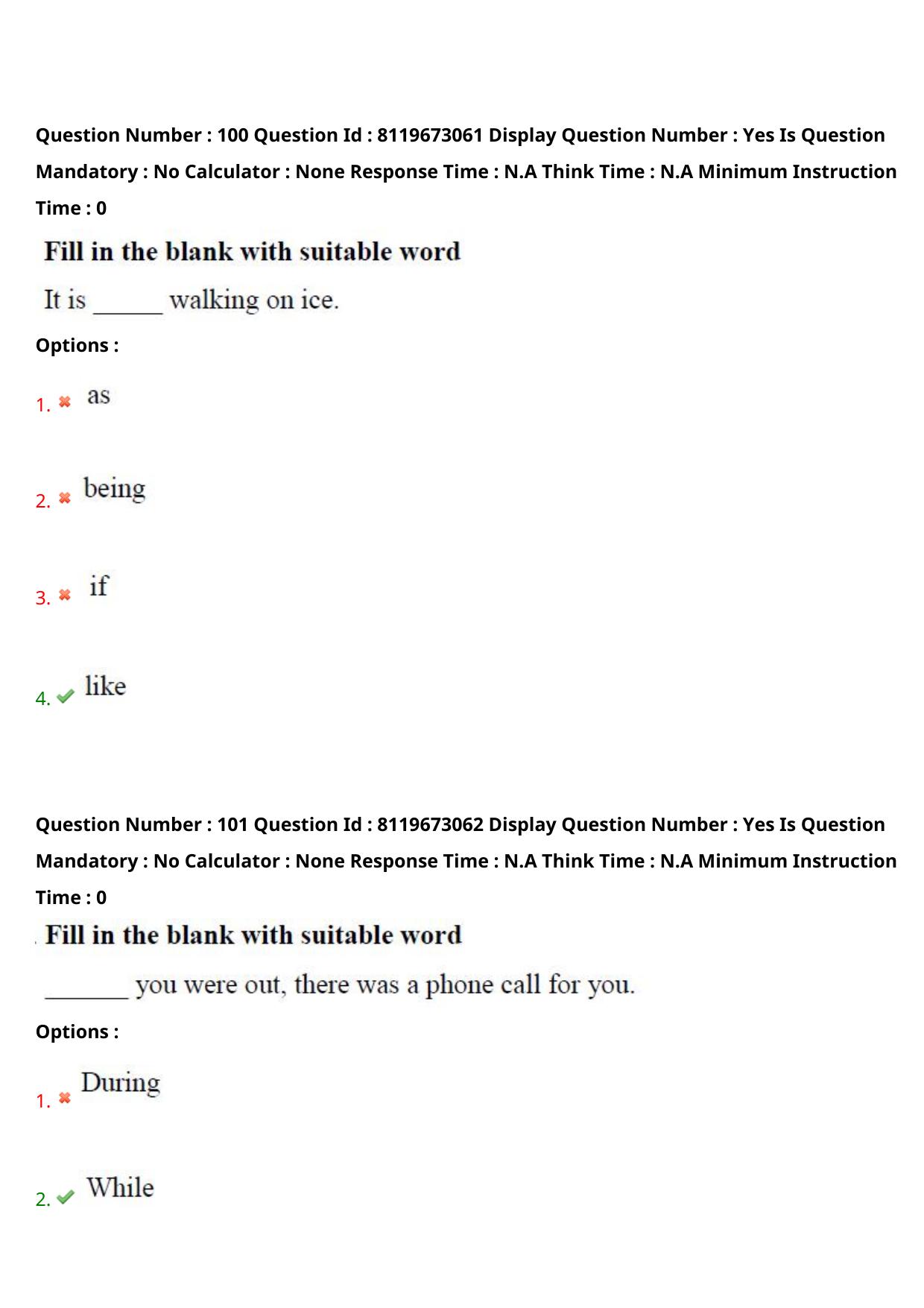 AP ICET 2024 Answer Key (Shift 1)  - Page 76