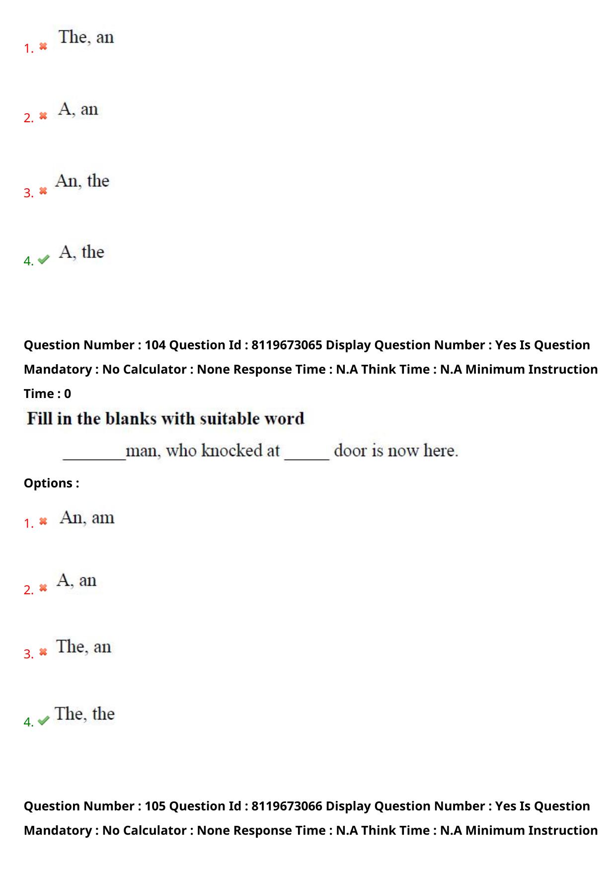 AP ICET 2024 Answer Key (Shift 1)  - Page 78