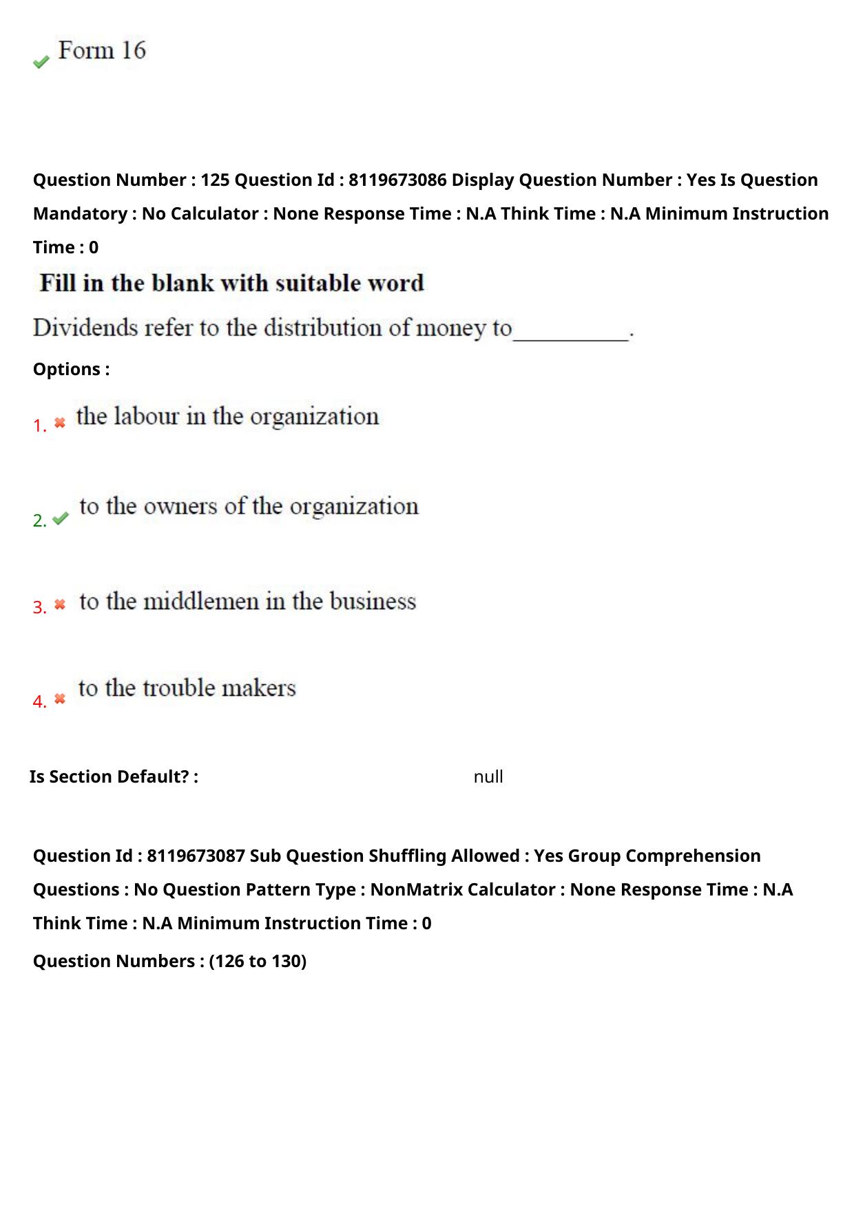 AP ICET 2024 Answer Key (Shift 1)  - Page 90