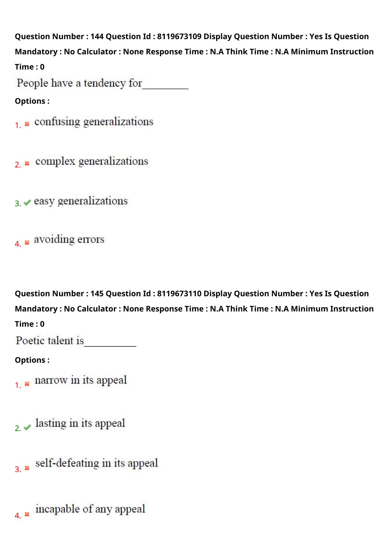 AP ICET 2024 Answer Key (Shift 1)  - Page 103