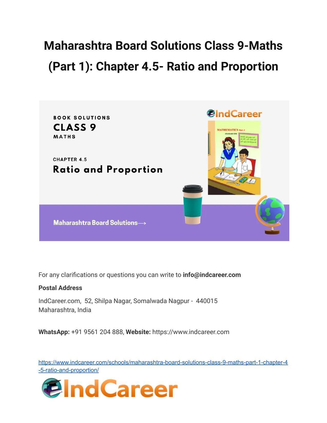 Ratio And Proportion Questions In Hindi Ssc