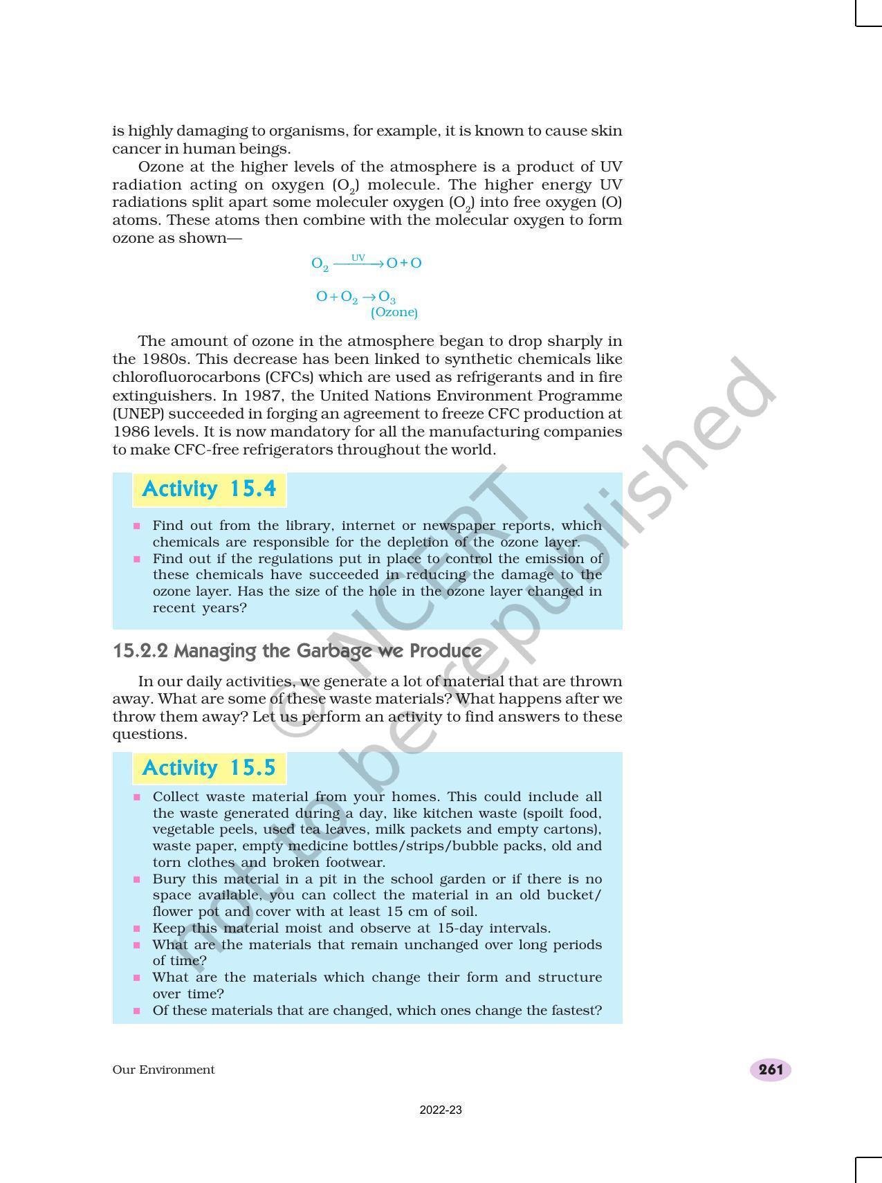 NCERT Book for Class 10 Science Chapter 15 Our Environment - Page 6