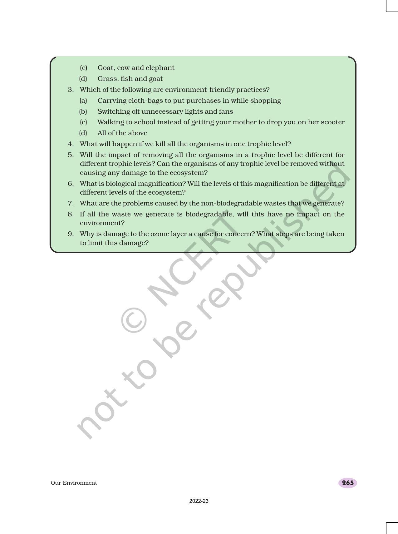 NCERT Book for Class 10 Science Chapter 15 Our Environment - Page 10