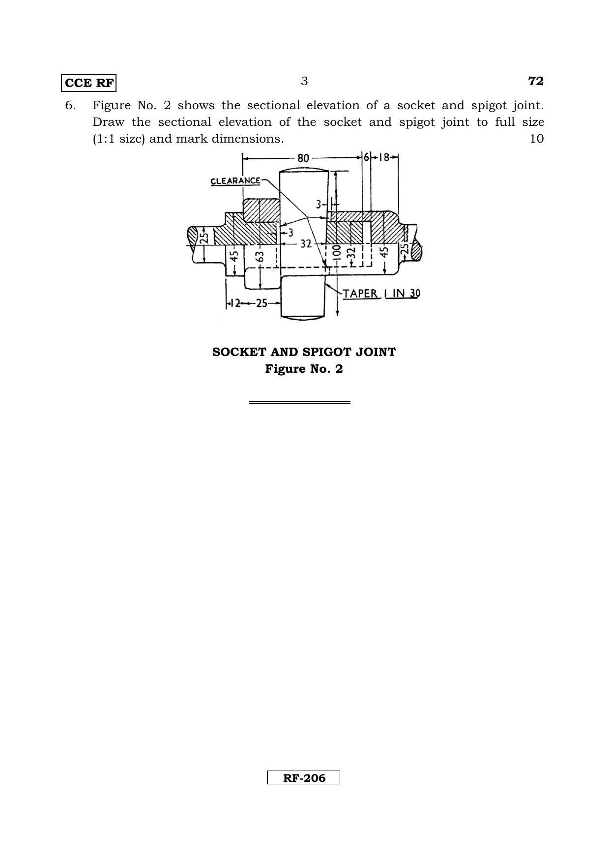 Karnataka SSLC ENGINEERING GRAPHICS -  (72 CCE RF_J3) April 2018 Question Paper - Page 3