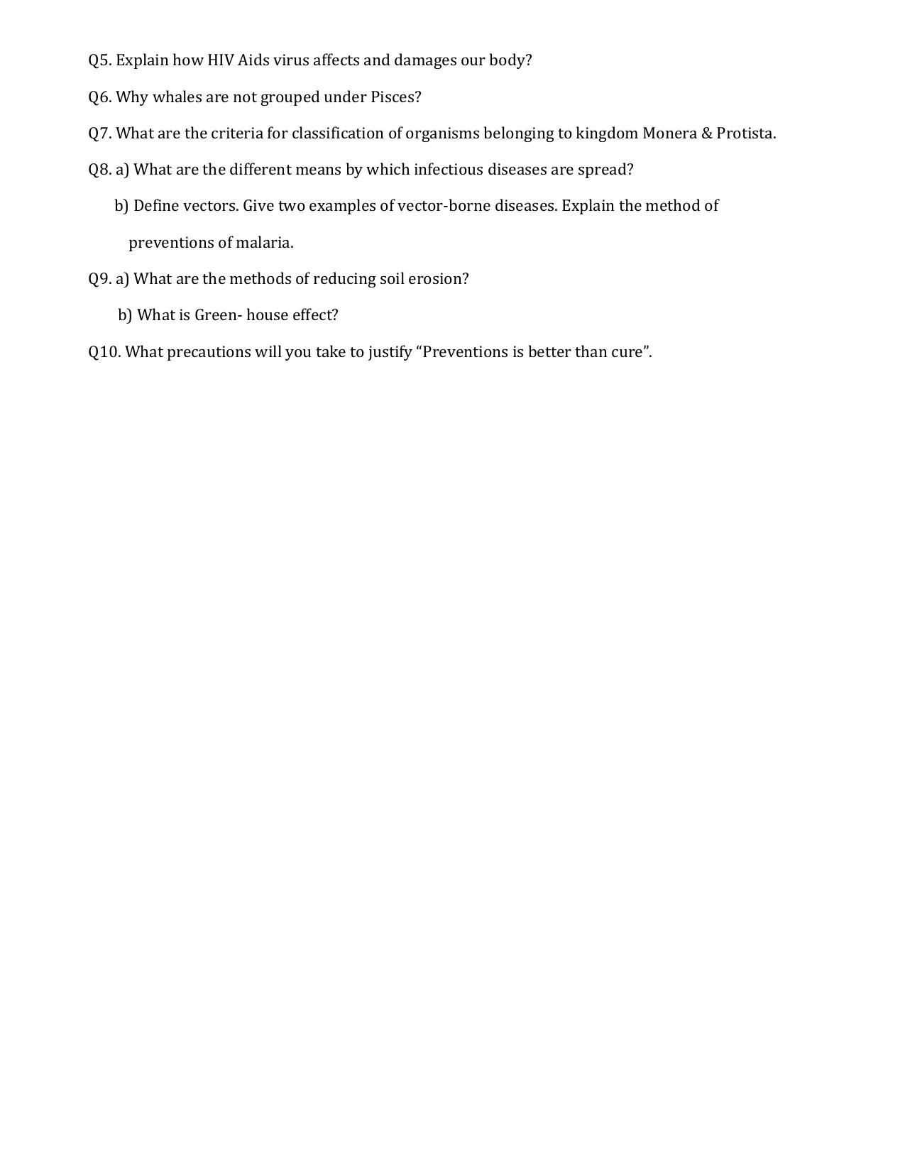 CBSE Worksheets for Class 9 Science Assignment 9 - Page 4