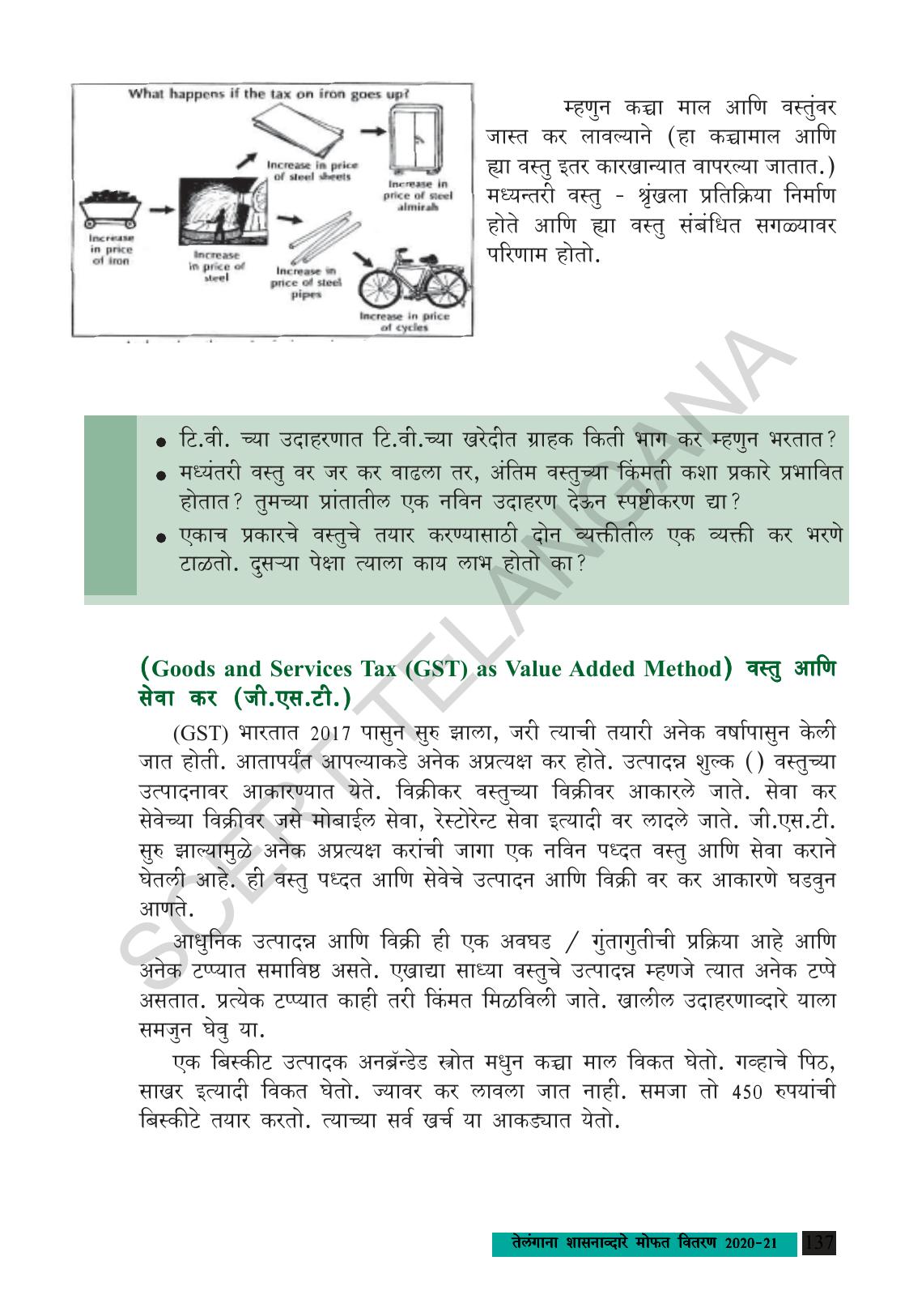 TS SCERT Class 9 Social Science (Marathi Medium) Text Book - Page 149