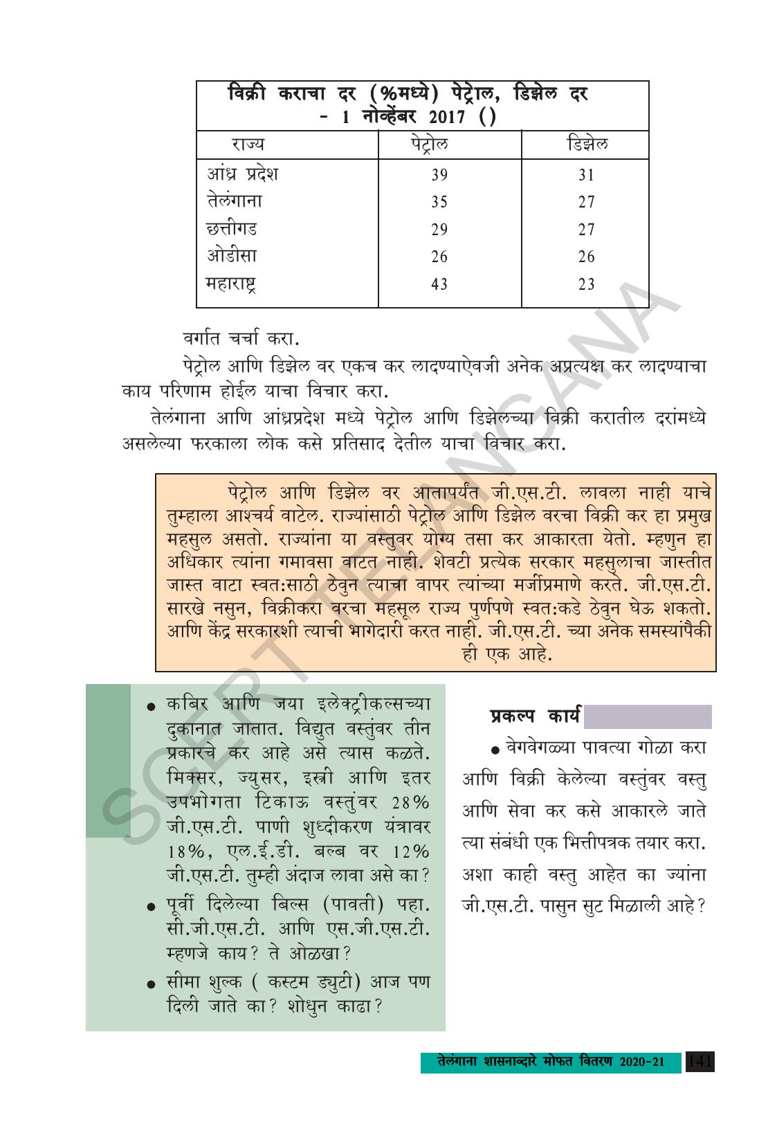 TS SCERT Class 9 Social Science (Marathi Medium) Text Book - Page 153