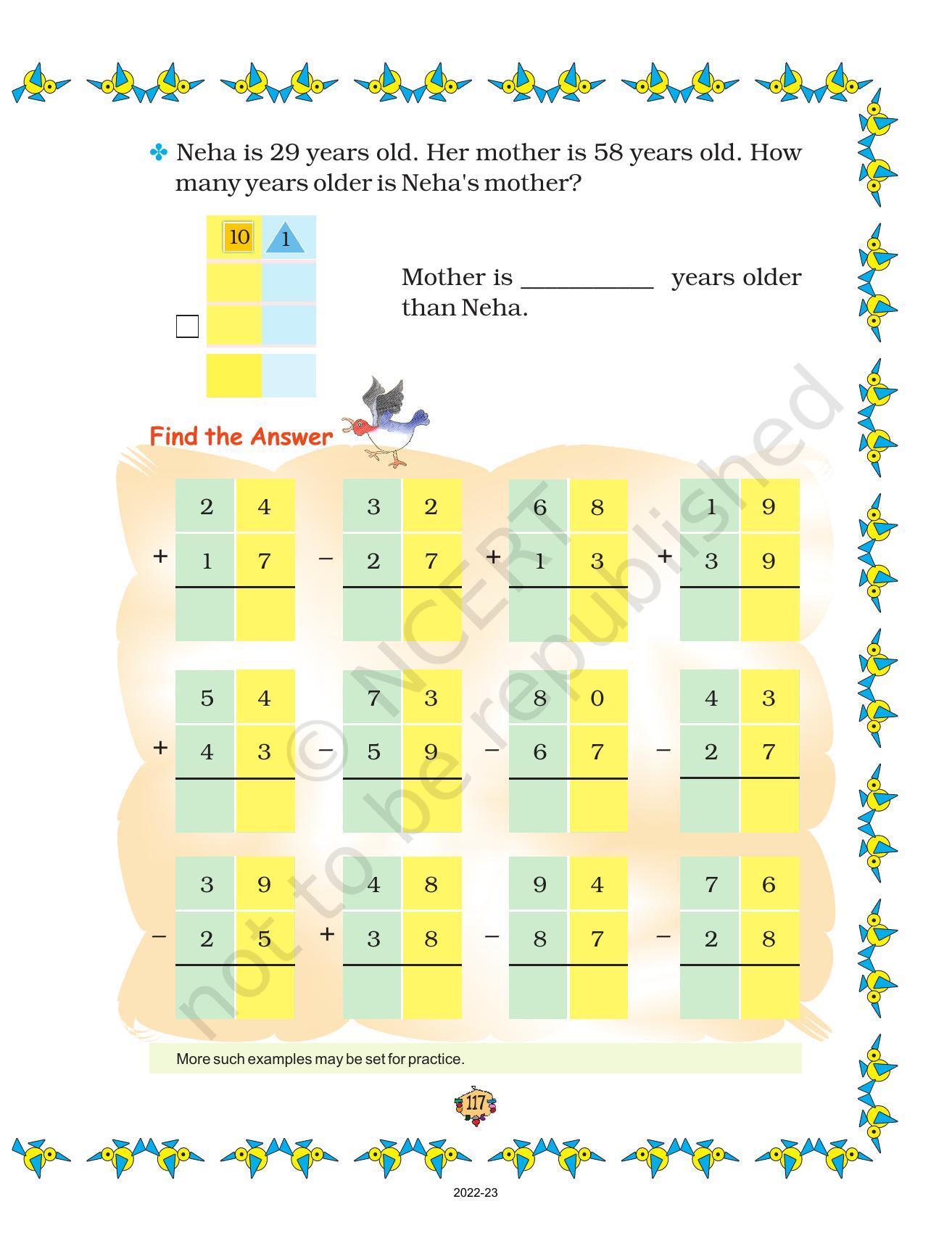 Ncert Book For Class 2 Maths Chapter 14 Birds Come Birds Go Indcareer Schools 0394