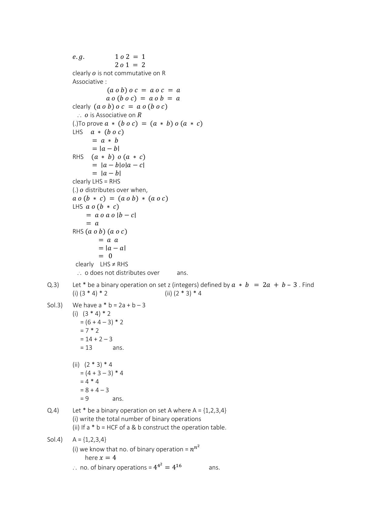 CBSE Class 12 Maths Relations and Functions Assignment 3 - Page 2