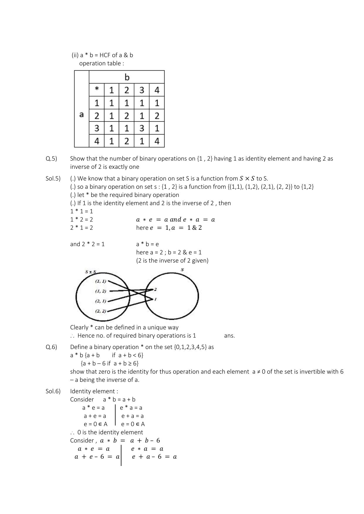 CBSE Class 12 Maths Relations and Functions Assignment 3 - Page 3