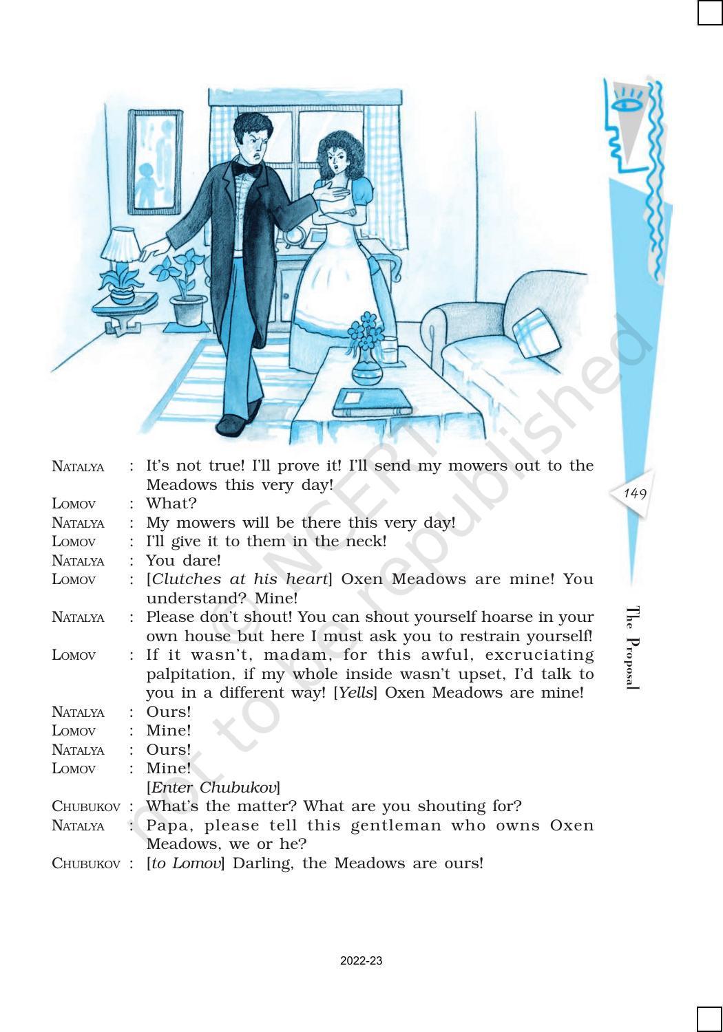 NCERT Book For Class 10 English Chapter 11 The Proposal