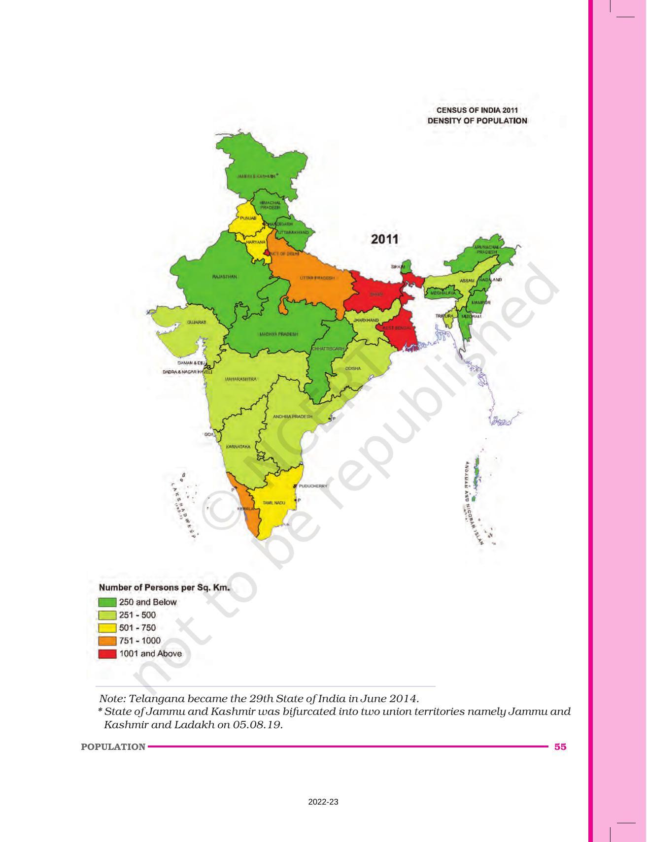 NCERT Book For Class 9 Geography Chapter 6 Population - IndCareer Docs