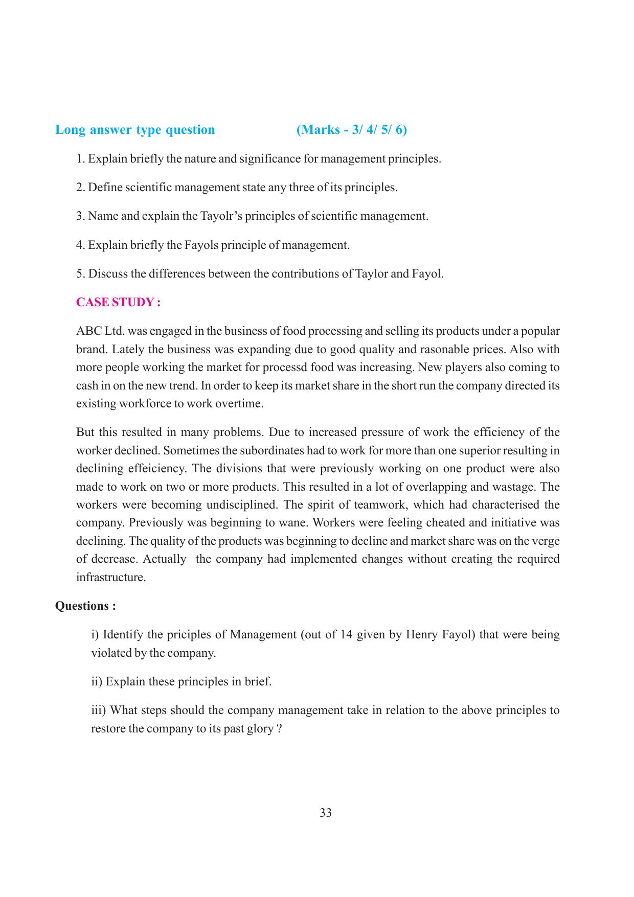 Tripura Board Class 12 Business Studies English Version Workbooks - Page 33