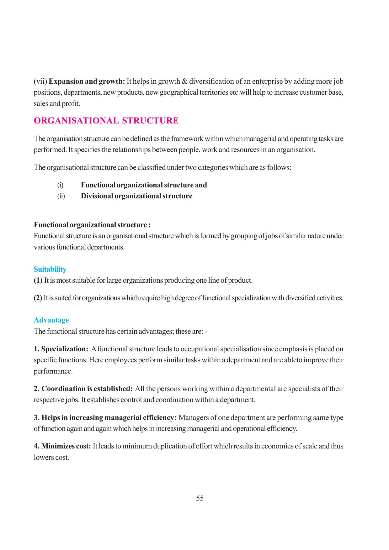 Tripura Board Class 12 Business Studies English Version Workbooks - Page 55